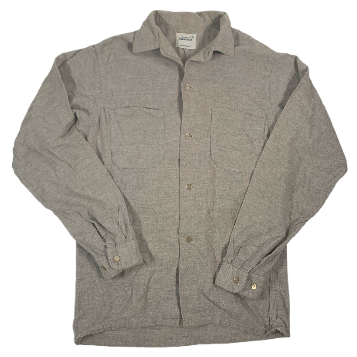 30%OFFVintage TOWN CRAFT work shirt 40s　jc pennys ペニーズ　タウンクラフト　ワークシャツ　ヤシの木タグ　ビンテージ Sサイズ