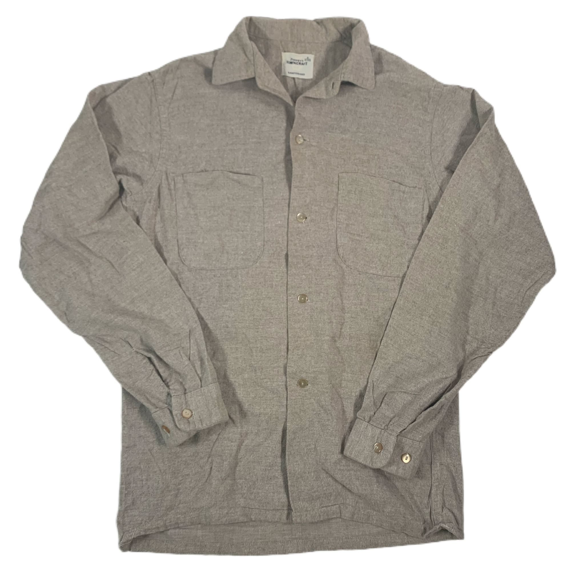 Vintage Penney’s Towncraft “Wool” Open Collar Shirt - jointcustodydc