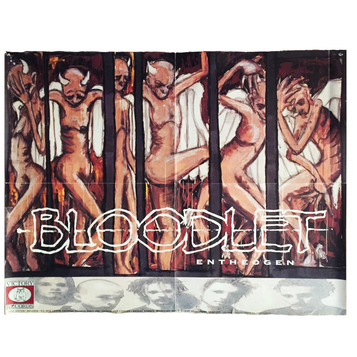 Vintage Bloodlet &quot;Entheogen&quot; Victory Records Promotional Poster