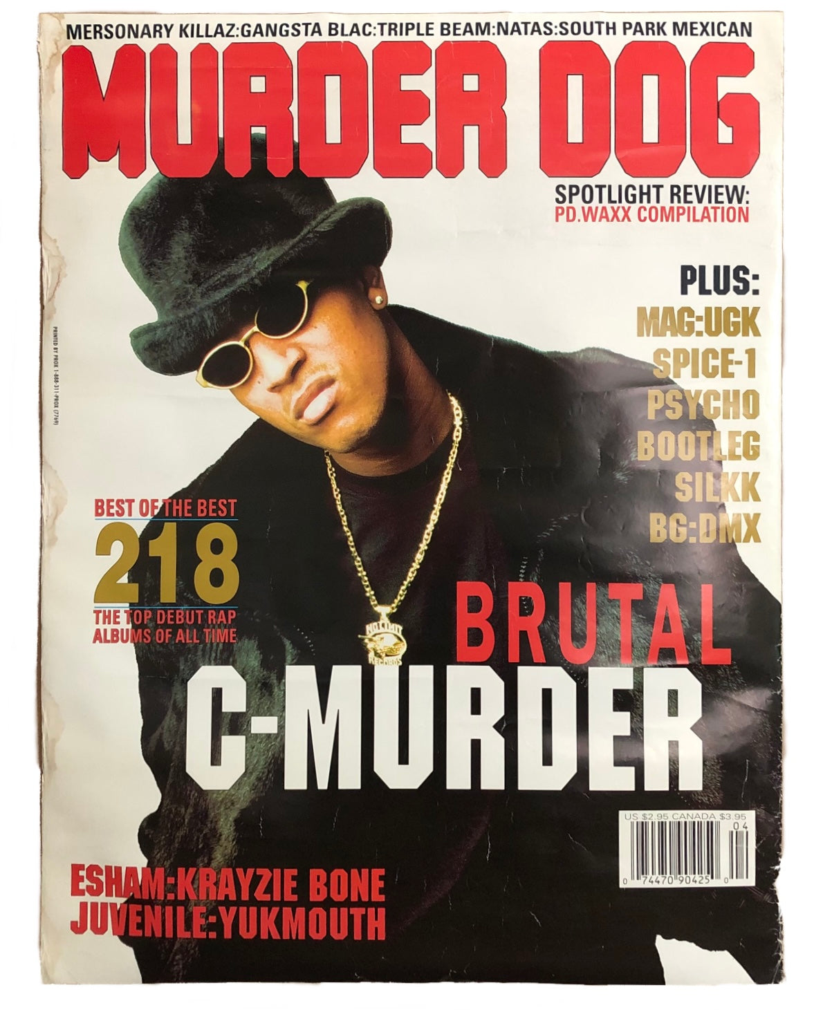 Vintage Murder Dog Magazine &quot;C-Murder&quot; Promotional Poster