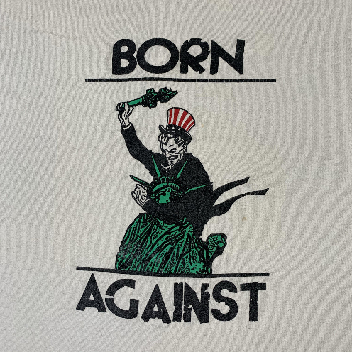 Vintage Born Against &quot;Uncle Sam&quot; T-Shirt - jointcustodydc