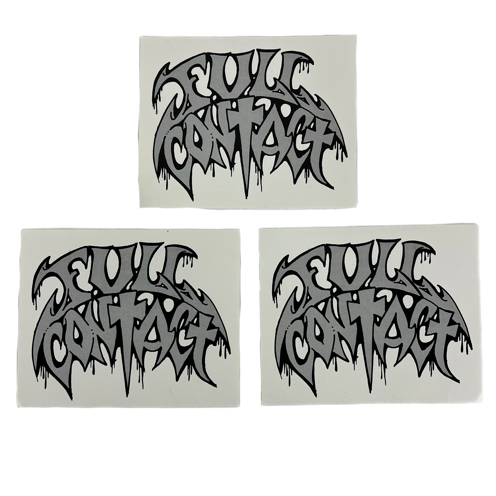 For Demonstration Only Sticker Vintage FULL CONTACT