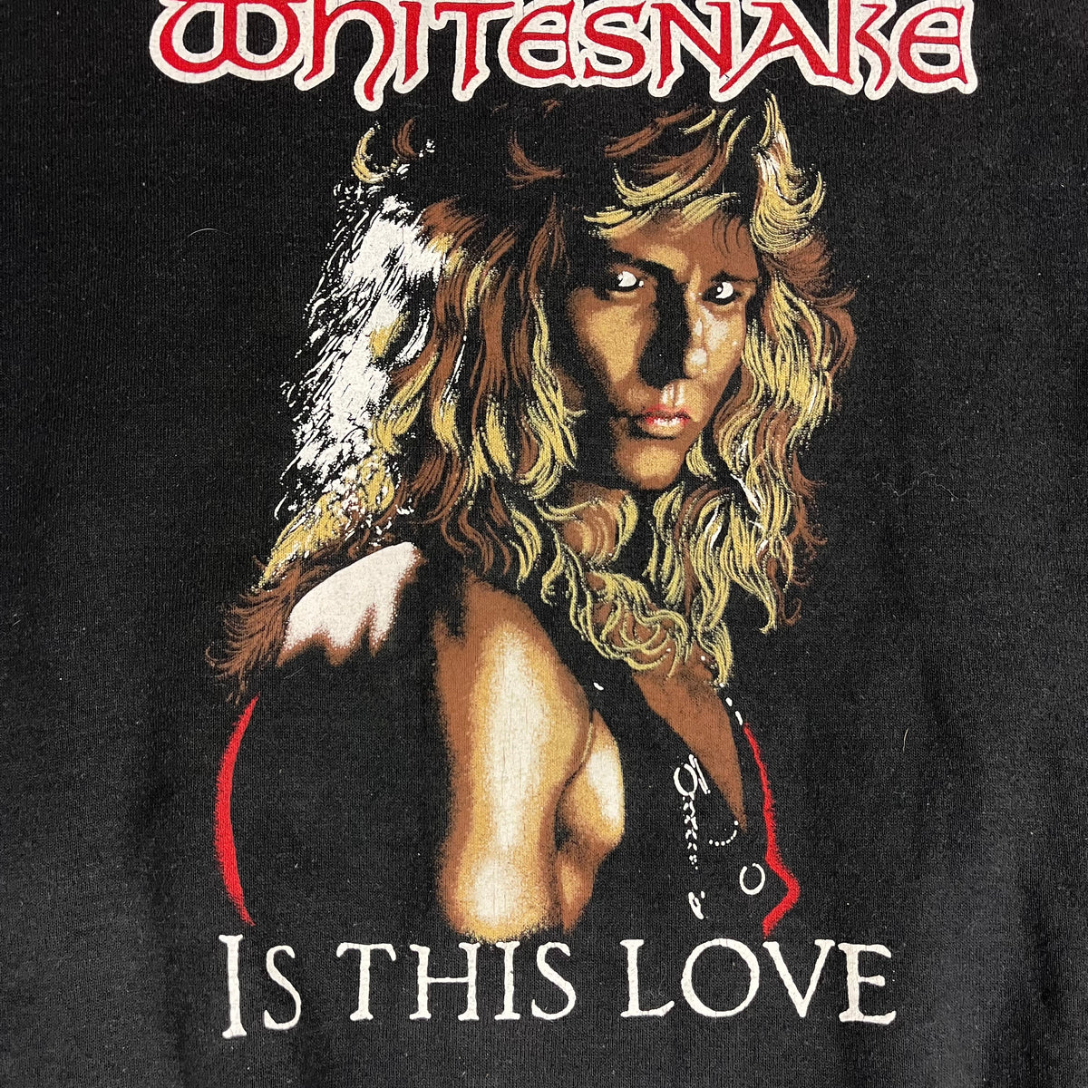 Vintage Whitesnake &quot;Is This Love&quot; Raglan Sweatshirt