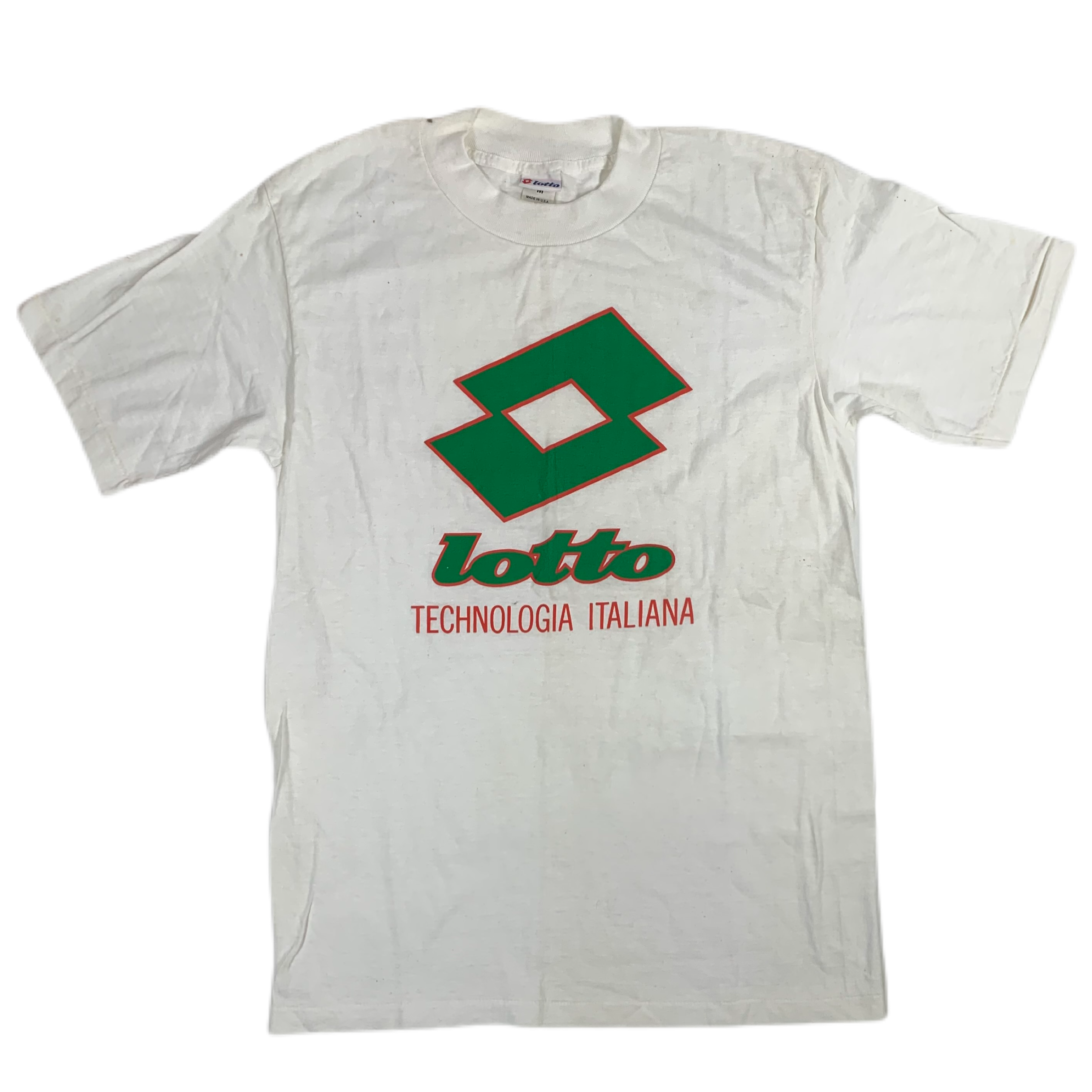 デッドストック！90's イタリア製 lotto CALCIO ITALIA Rare Vintage 90's LOTTO Calcio Italia Football Soccer Full