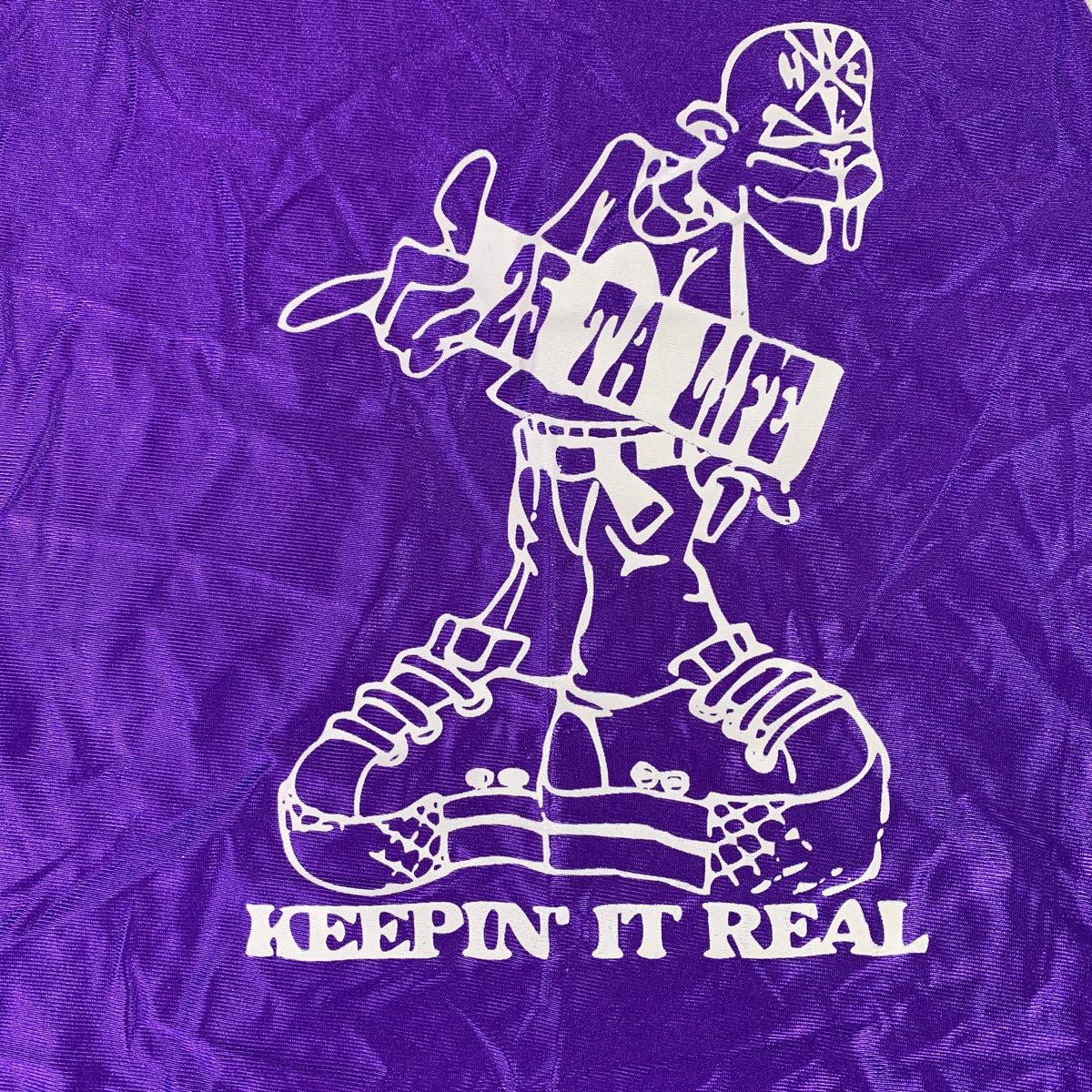 Vintage 25 Ta Life &quot;Keepin&#39; It Real&quot; Basketball Jersey