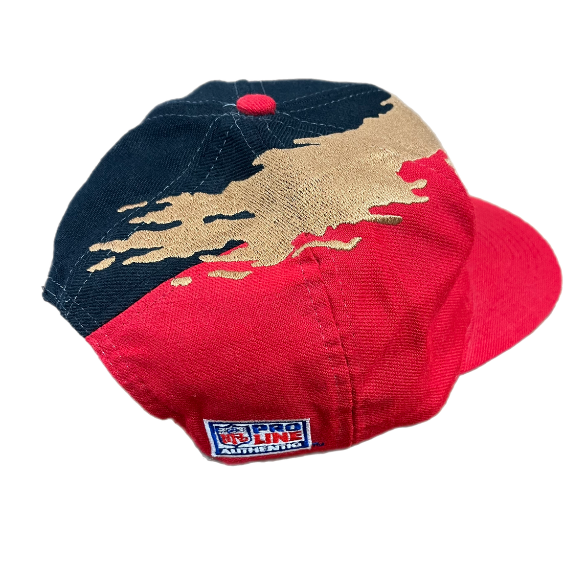 Vintage San Francisco 49ers &quot;Splash&quot; Logo Athletic Snapback Hat