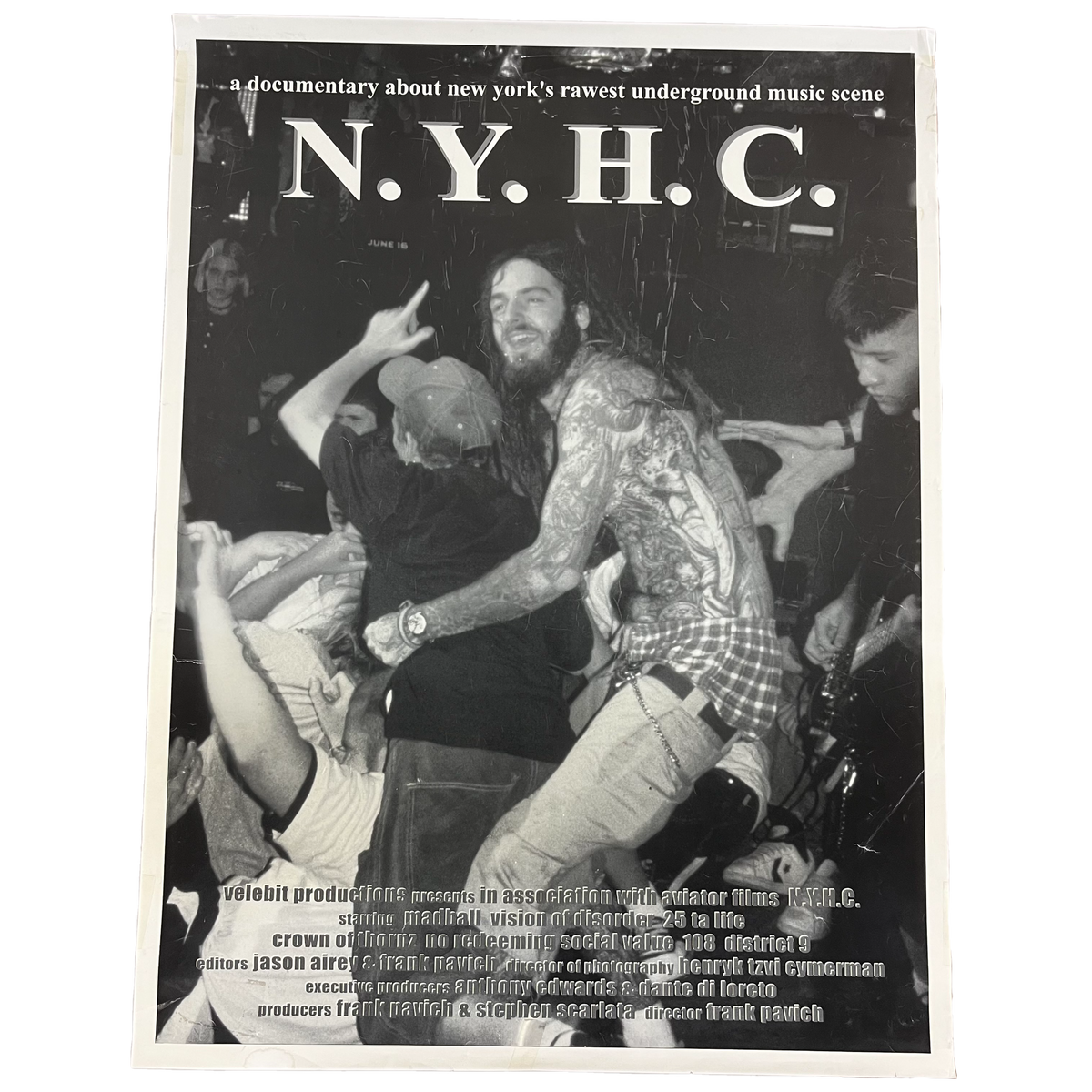 Vintage N.Y.H.C Documentary &quot;Rick Ta Life&quot; Promotional Poster