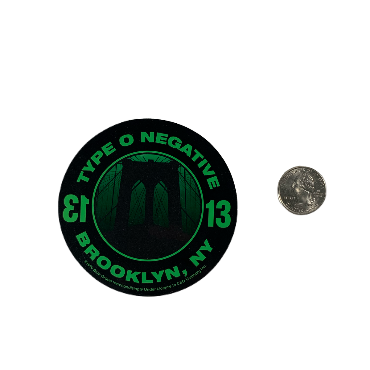 Vintage Type O Negative “Brooklyn, NY” Sticker Lot #1 - jointcustodydc