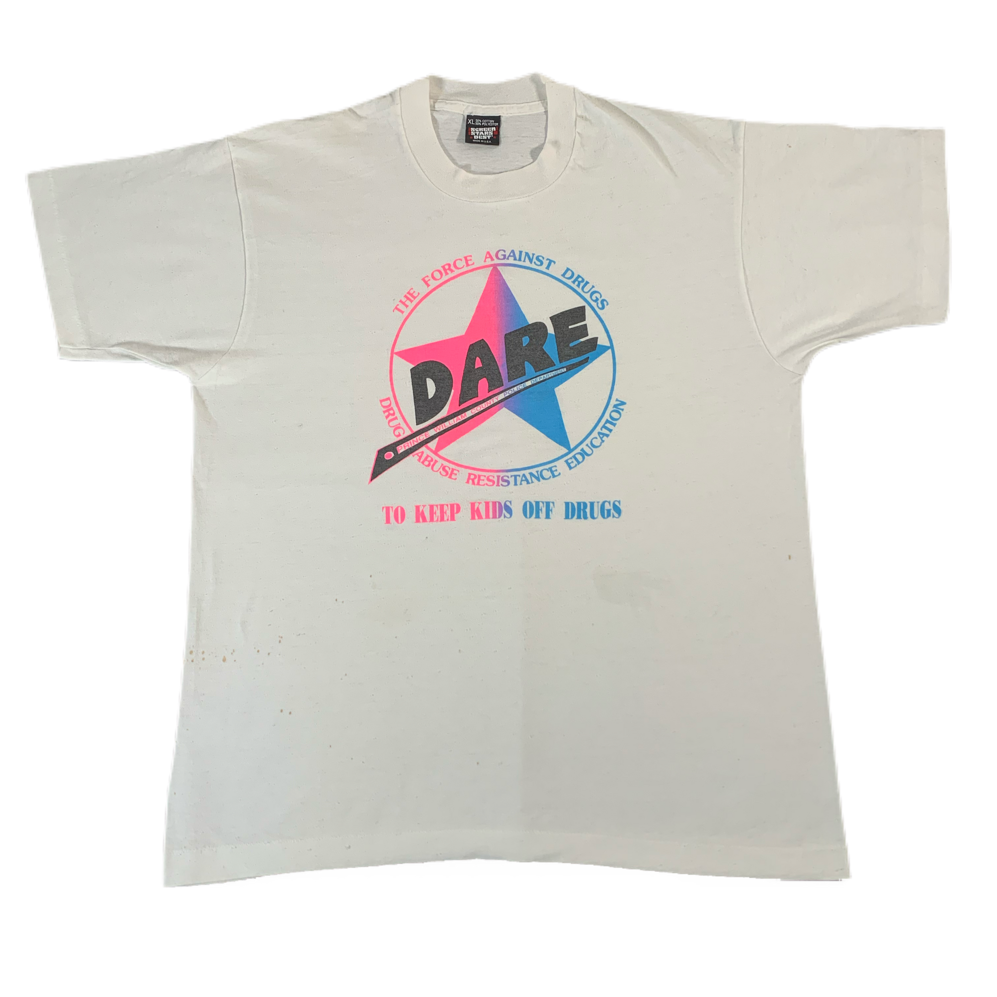 Vintage Dare “The Force Against Drugs” T-Shirt - jointcustodydc