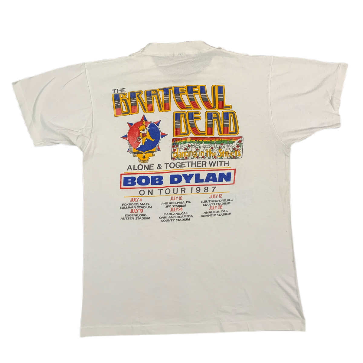 Vintage Grateful Dead Bob Dylan &quot;Alone &amp; Together&quot; T-Shirt