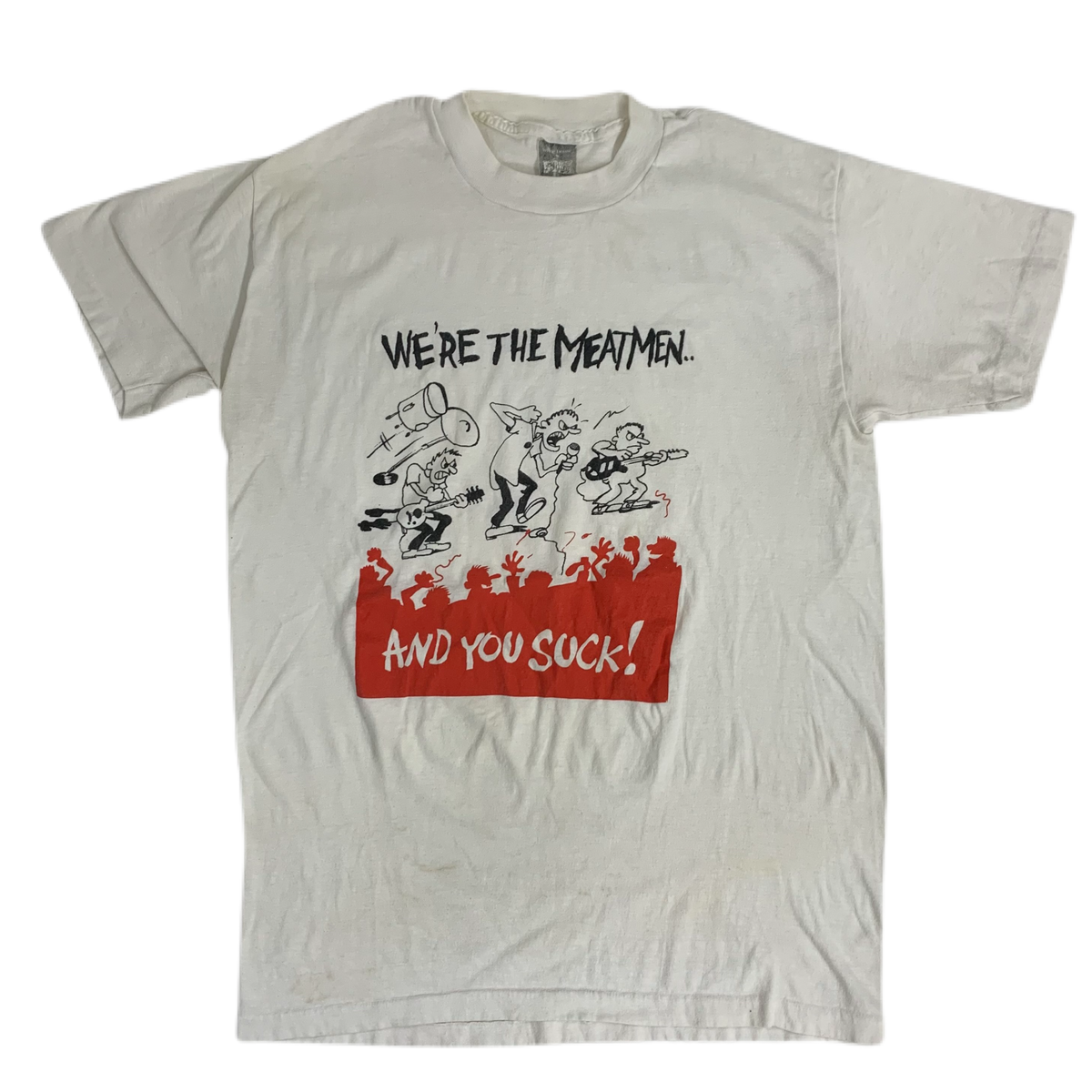 Vintage The Meatmen &quot;You Suck!&quot; T-Shirt
