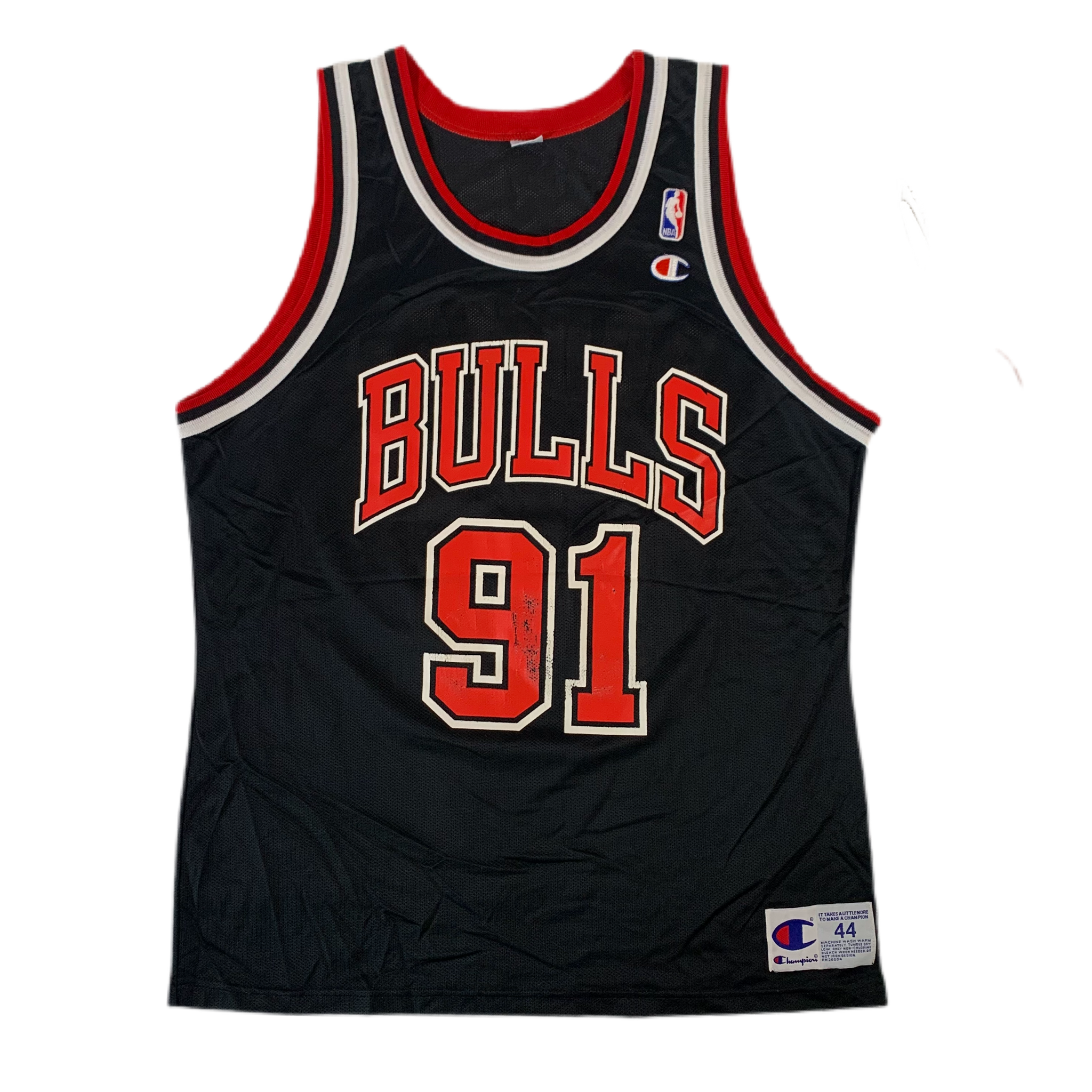【新品】NBA BULLS RODMAN L 91 ユニフォーム タグ付き 美品 Vintage Chicago Bulls
