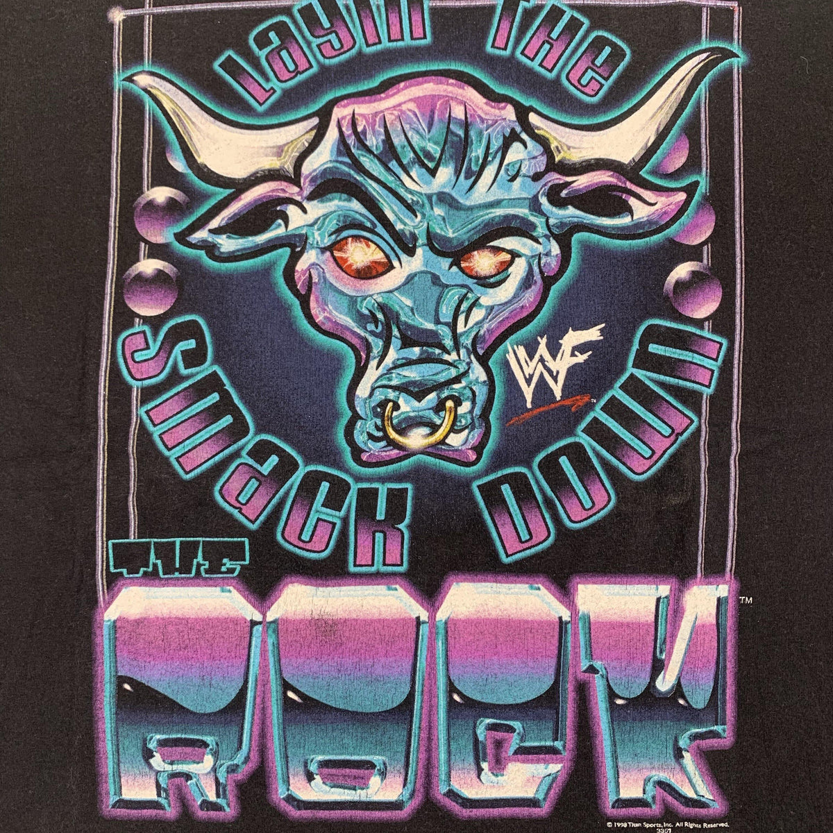 Vintage The Rock &quot;Shut Your Mouth!&quot; T-Shirt - jointcustodydc