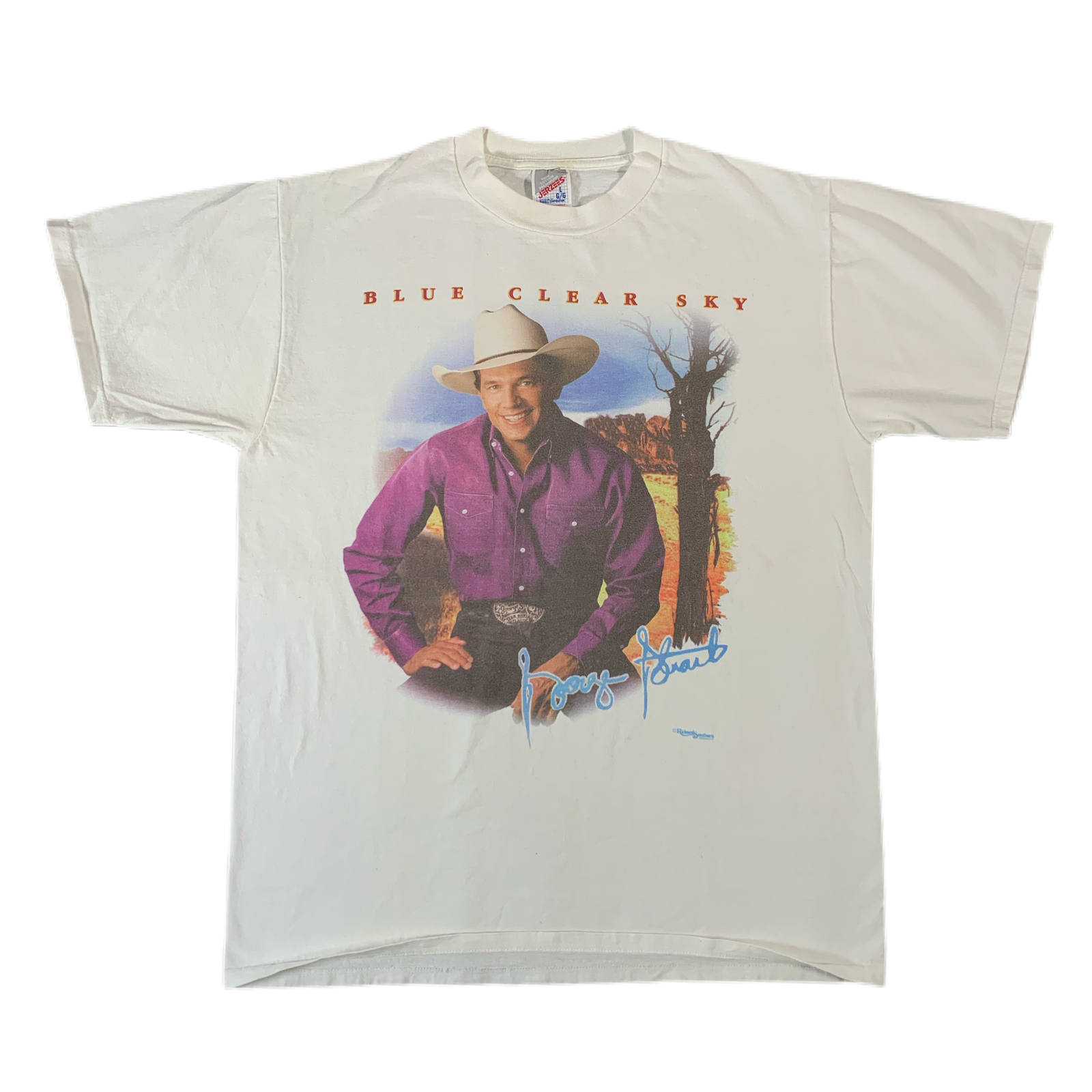 Vintage George Strait “Blue Clear Sky” T-Shirt - jointcustodydc