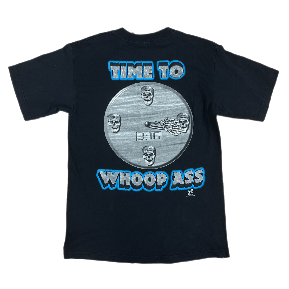 Vintage Stone Cold Steve Austin WWF &quot;The Clock&#39;s Ticking&quot; T-Shirt