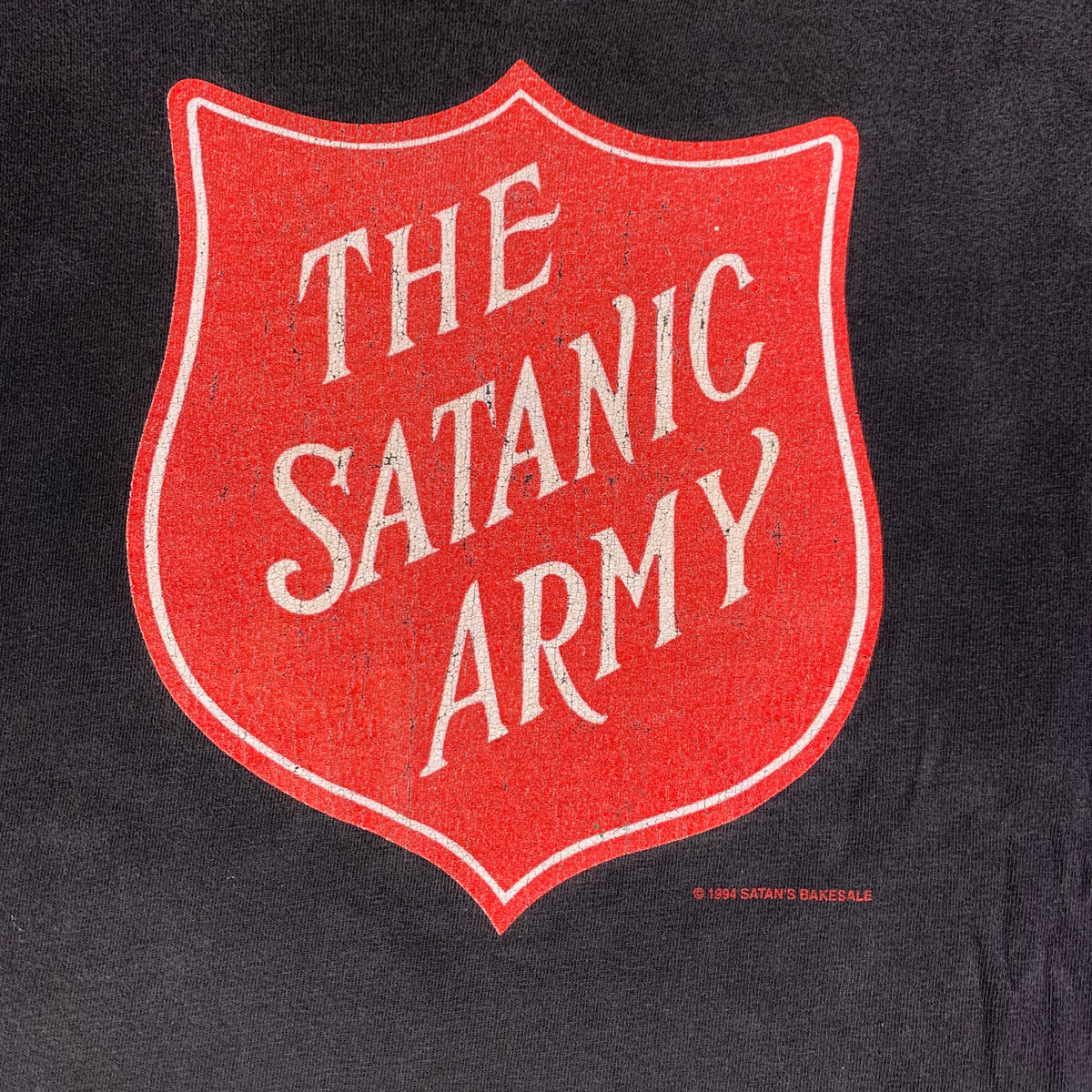 Vintage Marilyn Manson &quot;Satanic Army&quot; Satan&#39;s Bakesale Long Sleeve Shirt