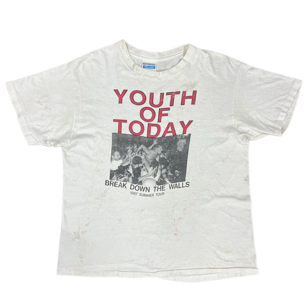 Vintage Youth Of Today &quot;Break Down The Walls&quot; Summer Tour T-Shirt