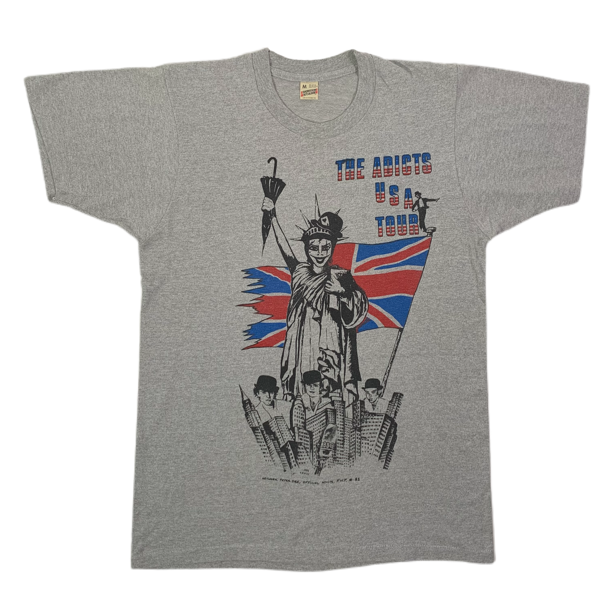 Vintage The Adicts &quot;USA Tour&quot; T-Shirt