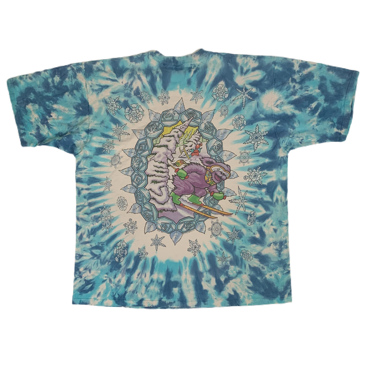Vintage Grateful Dead &quot;Snow&quot; David Opie Tie Dye T-Shirt