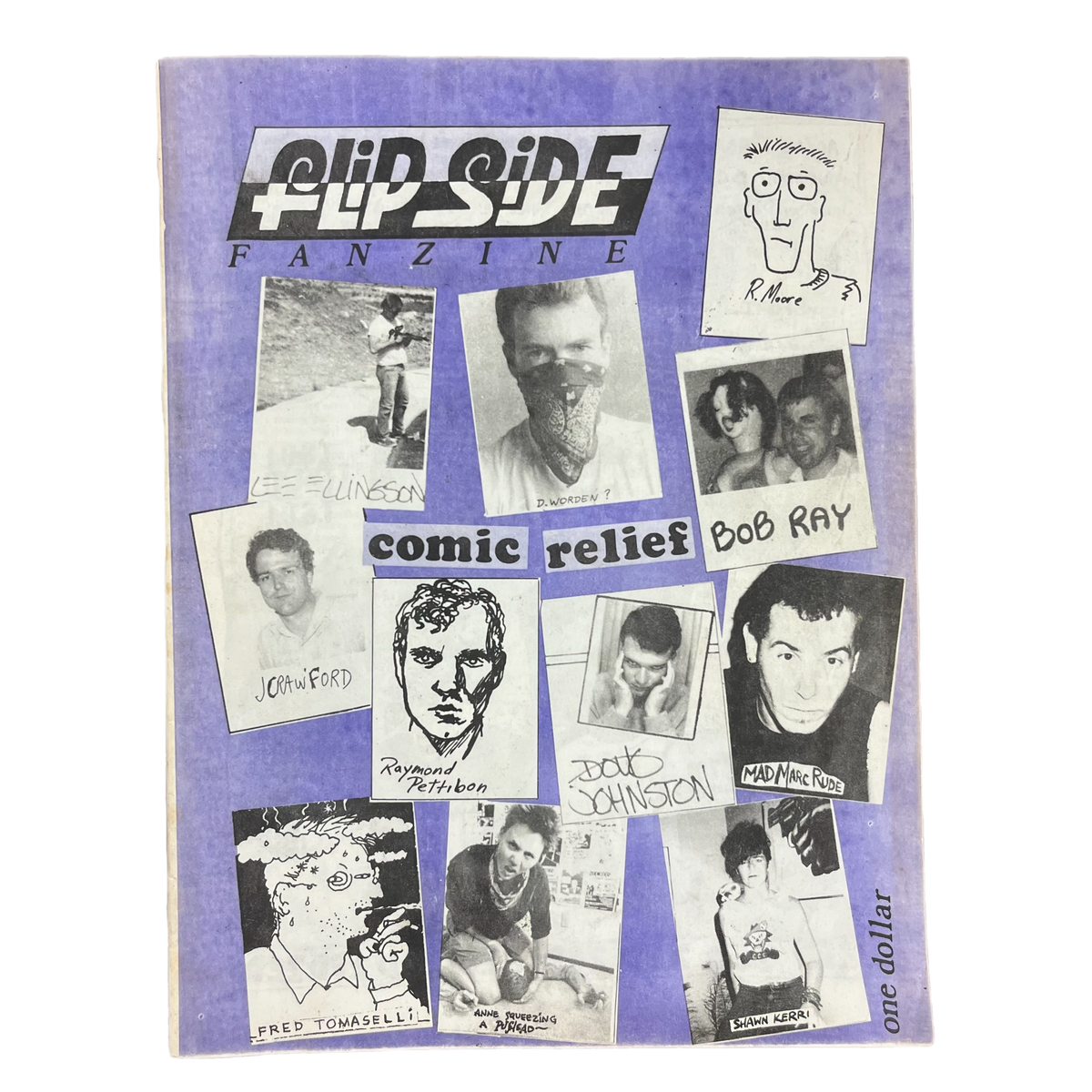 Vintage Flipside Fanzine &quot;Comic Relief&quot; Issue #33 &#39;82