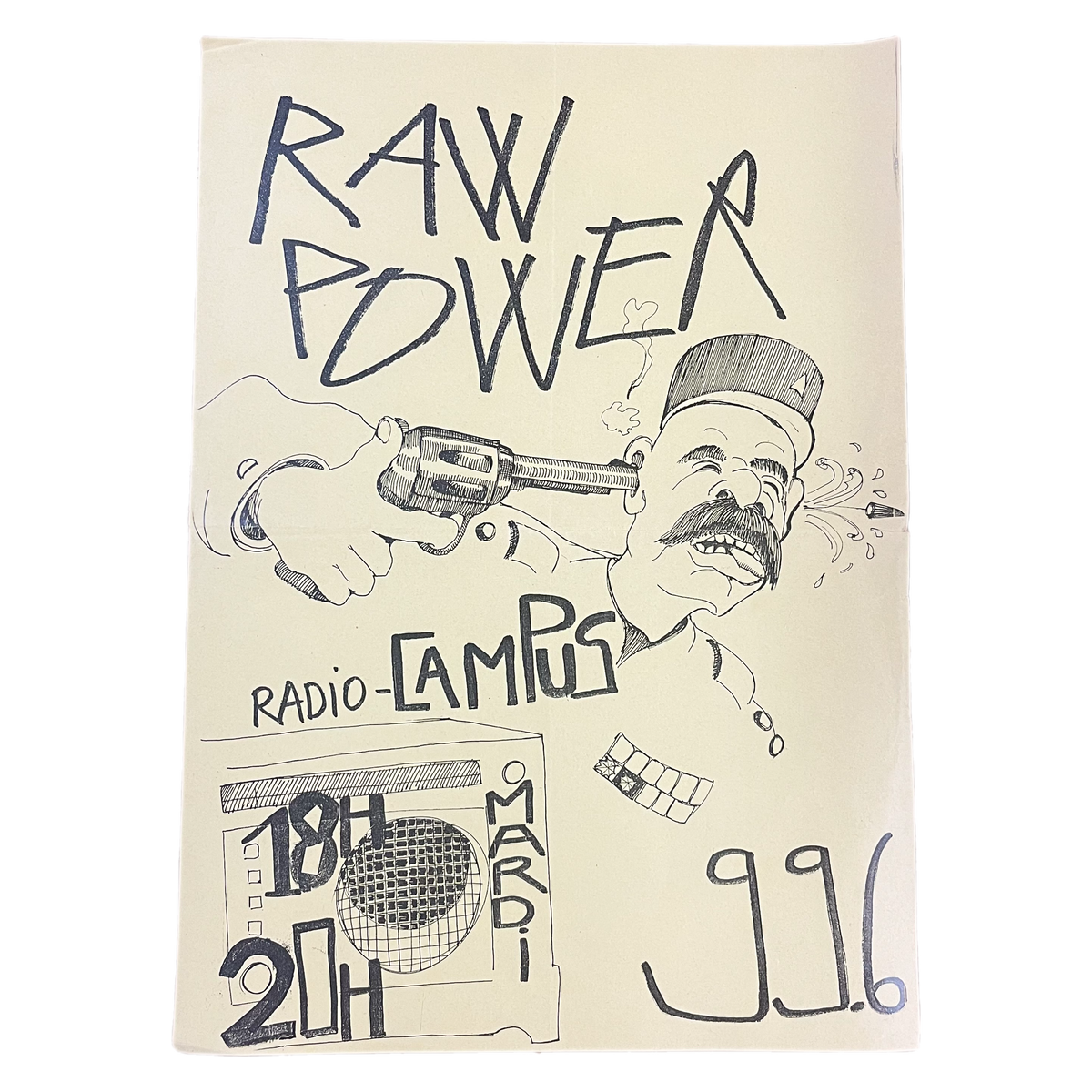 Vintage Raw Power &quot;Radio Campus&quot; European Radio Flyer