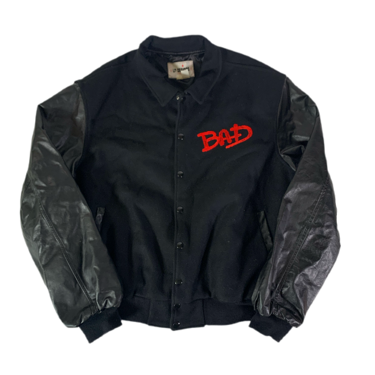 Vintage Michael Jackson &quot;BAD&quot; Production Crew Leather Jacket