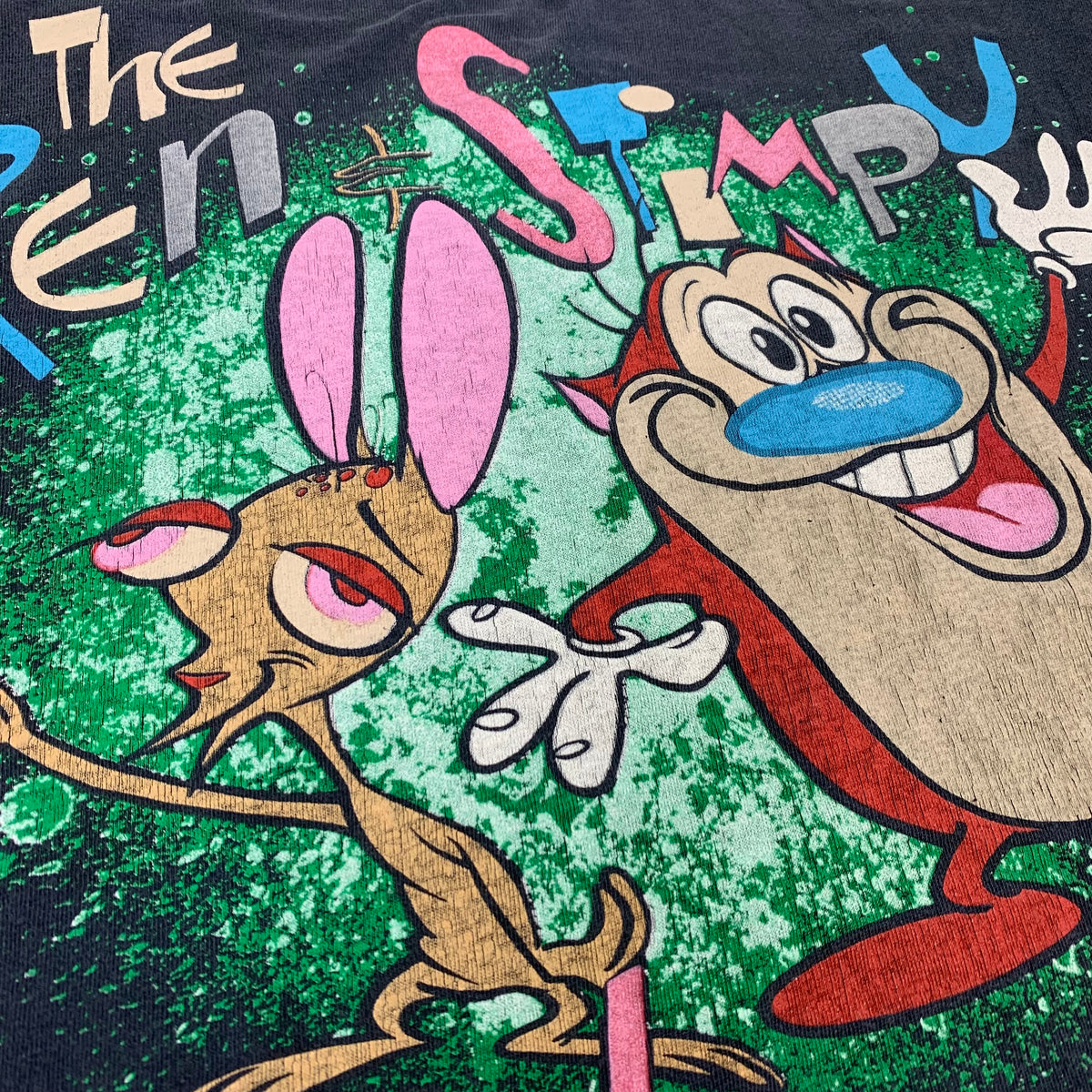 Vintage The Ren &amp; Stimpy Show &quot;Nicktoons&quot; T-Shirt