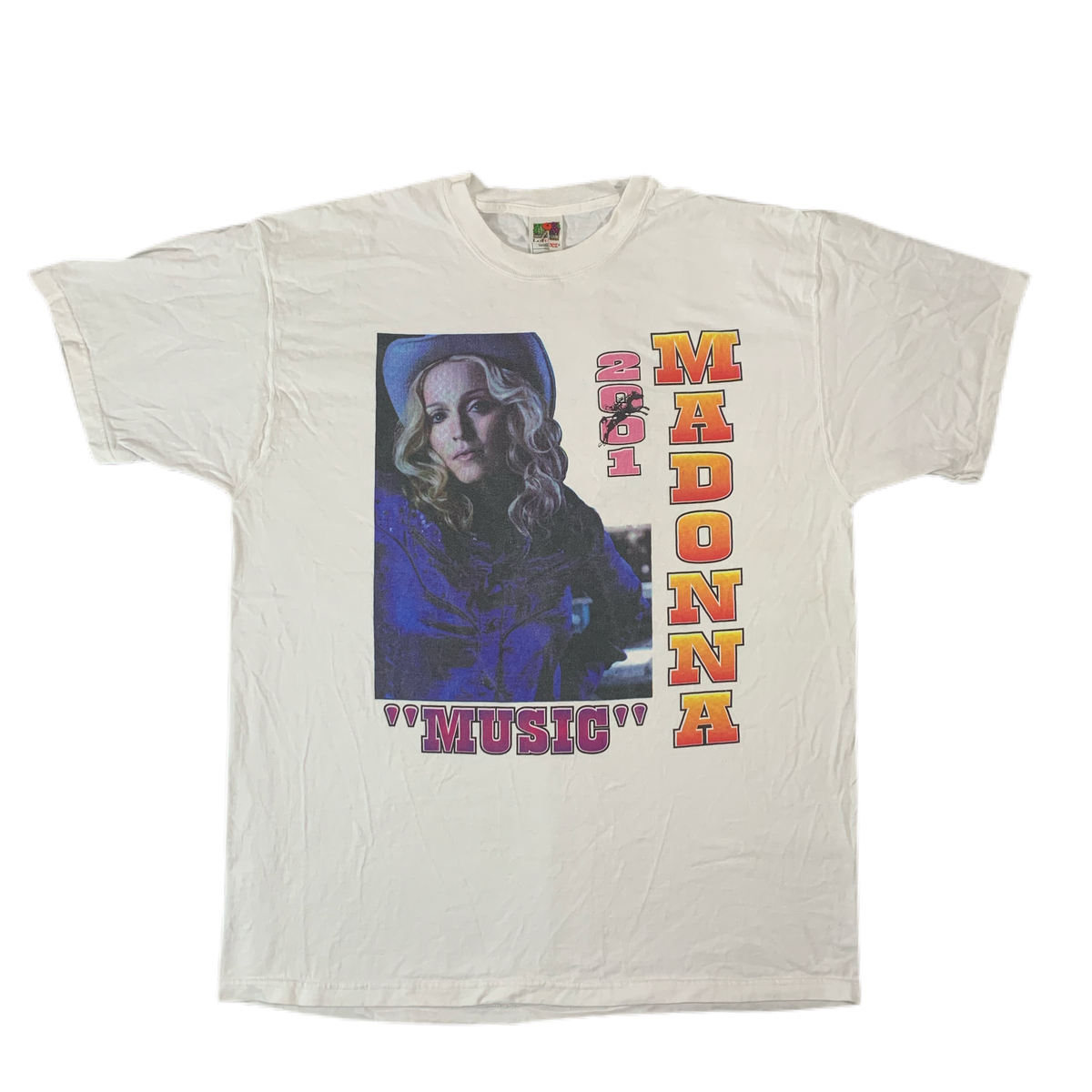 Vintage Madonna Drowned 2001 Tour Shirt Front