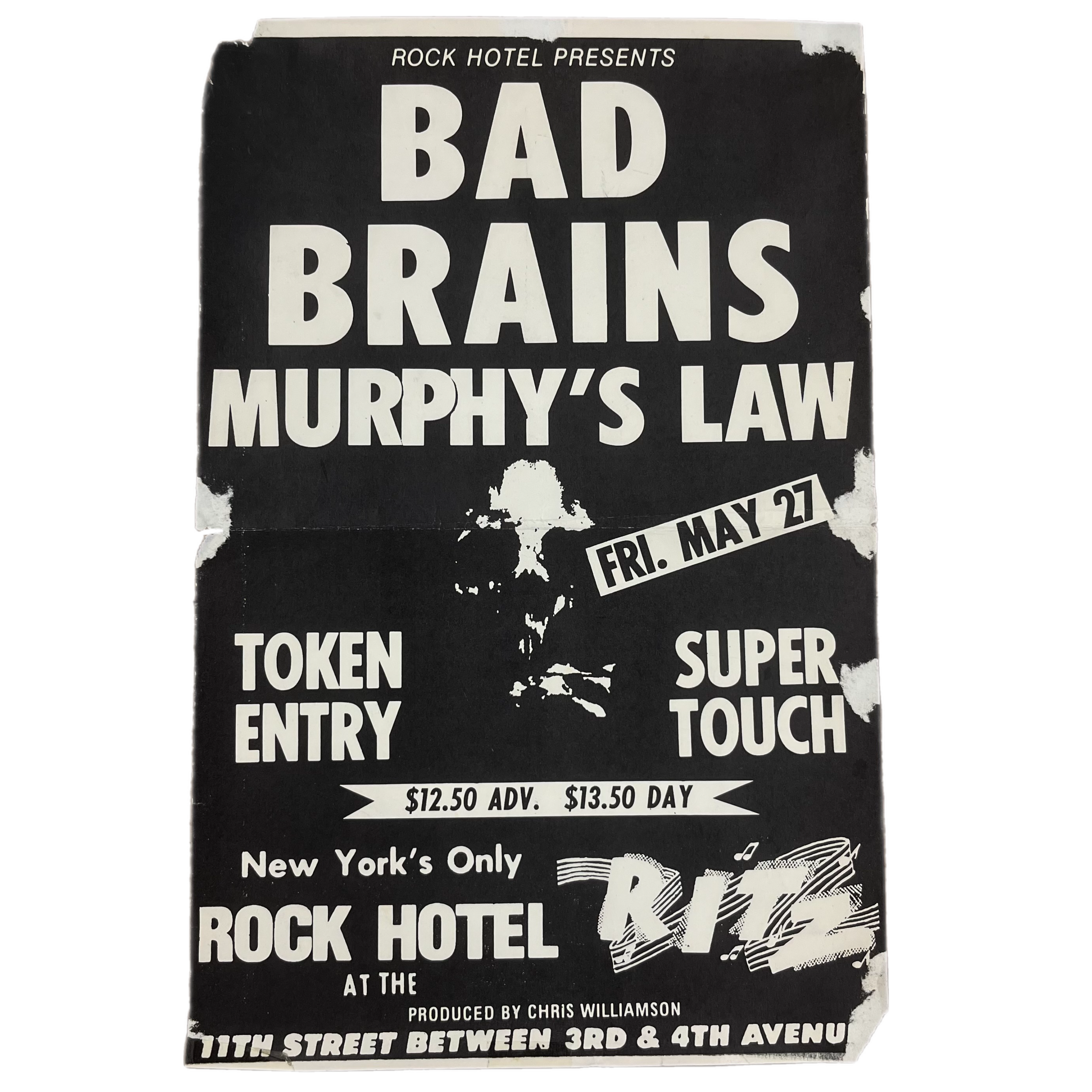 Vintage Rock Hotel Presents Bad Brains Murphy's Law Supertouch 