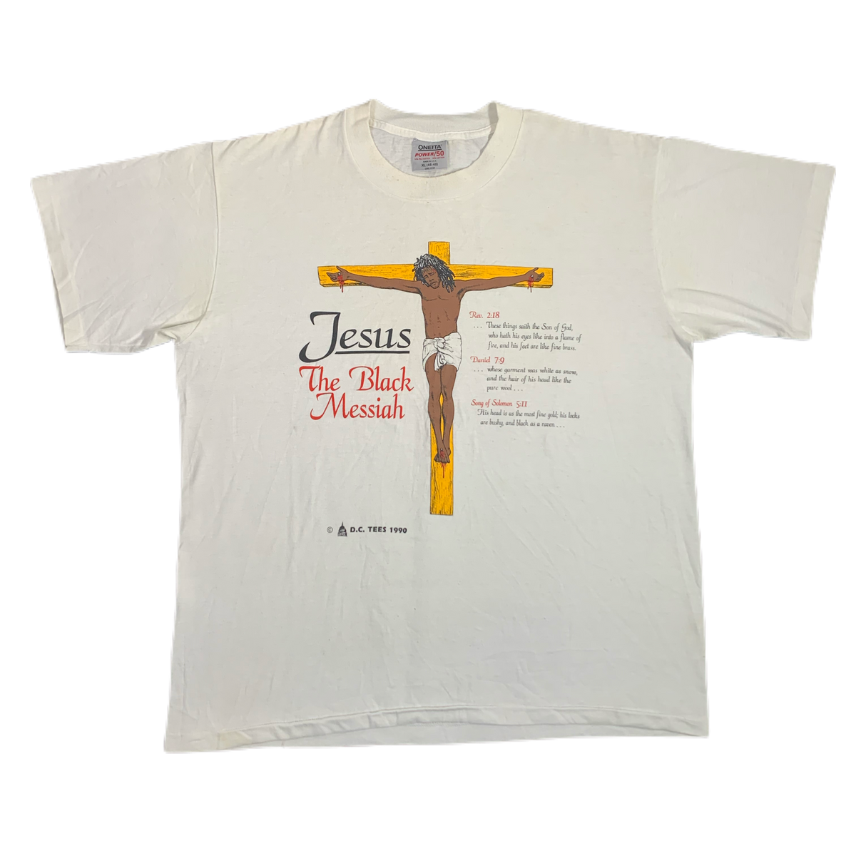Vintage Jesus “The Black Messiah” T-Shirt - jointcustodydc