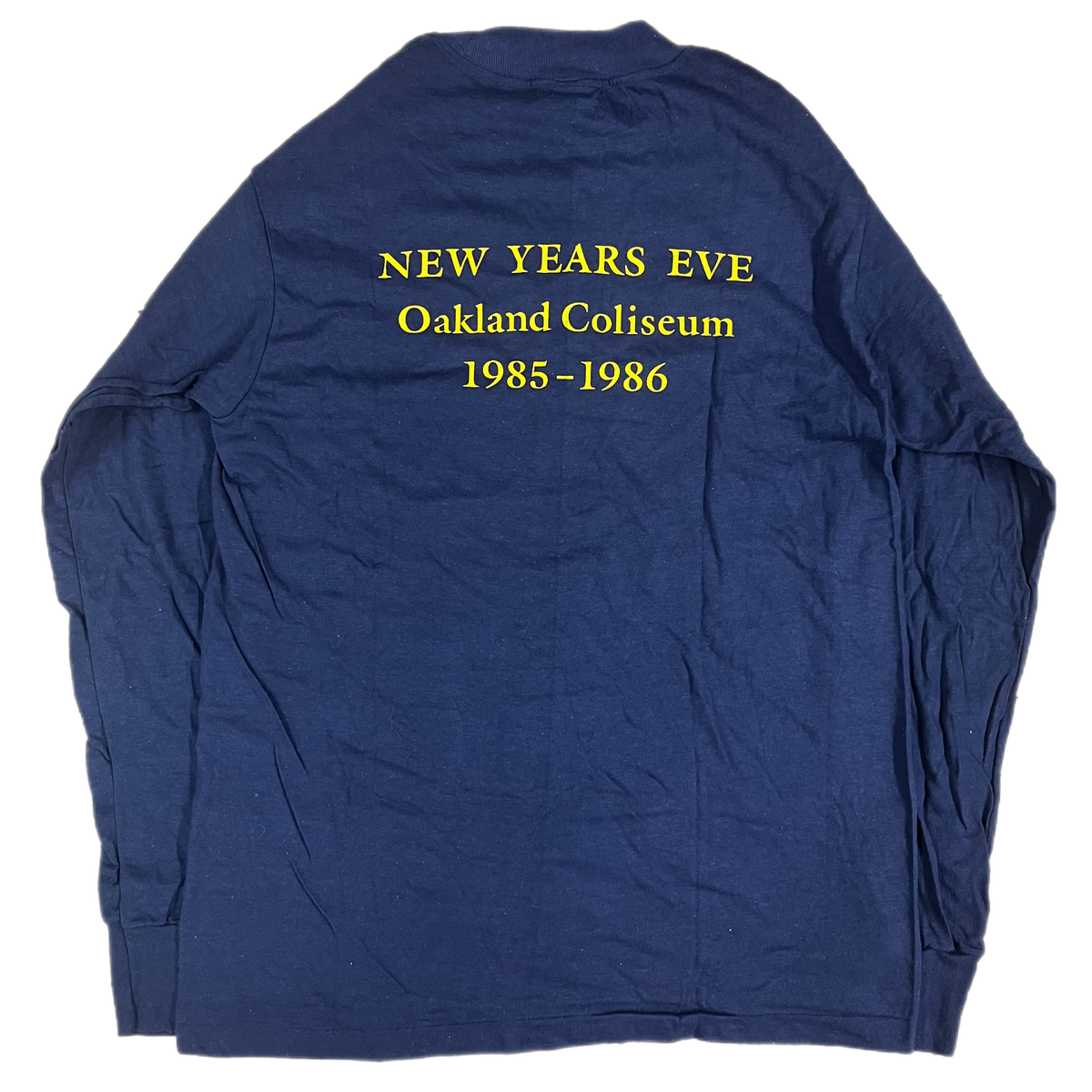 Vintage Grateful Dead &quot;New Years Eve Oakland Coliseum&quot; Grateful Dead Productions Long Sleeve Shirt