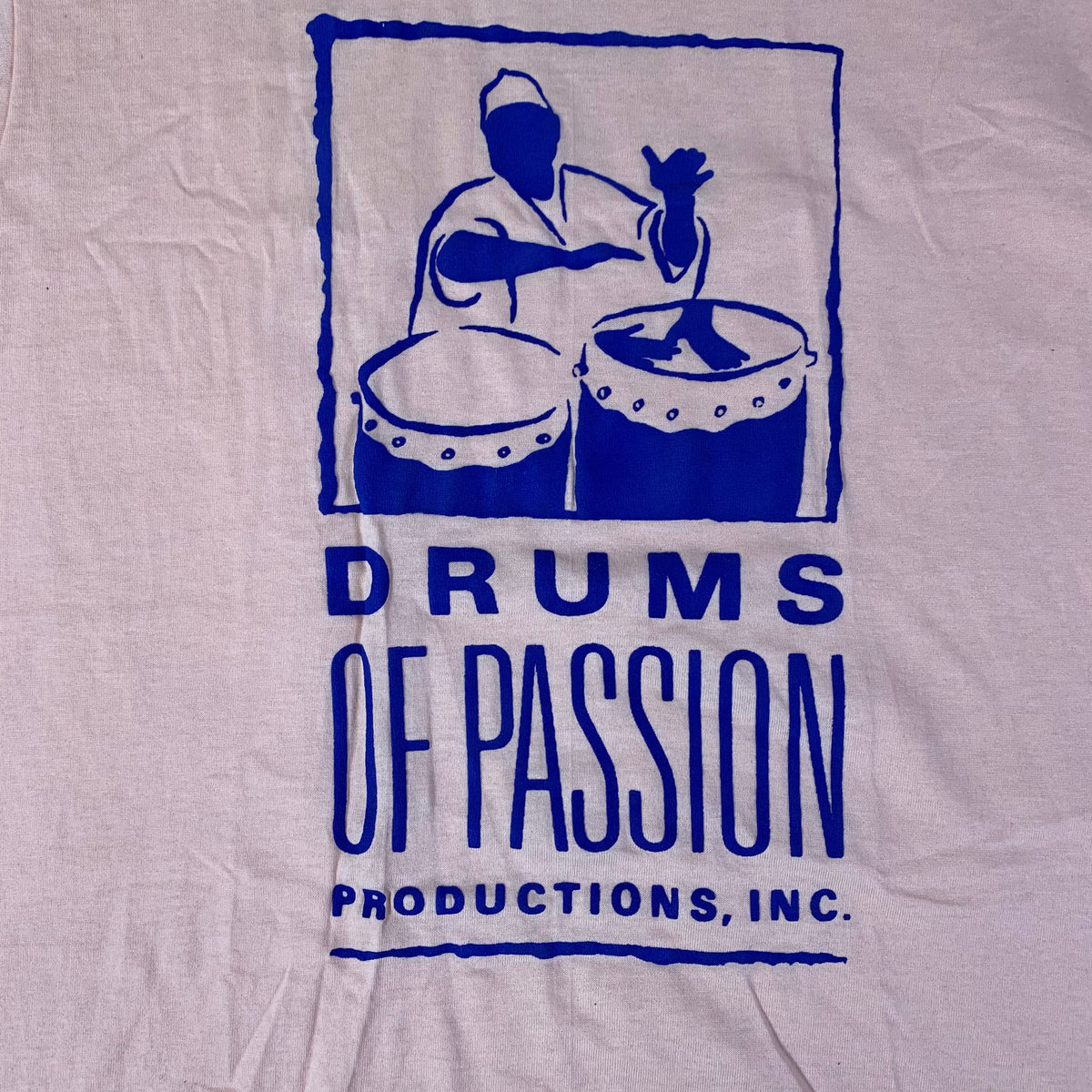 Vintage Olatunji &quot;Drums Of Passion Productions&quot; T-Shirt