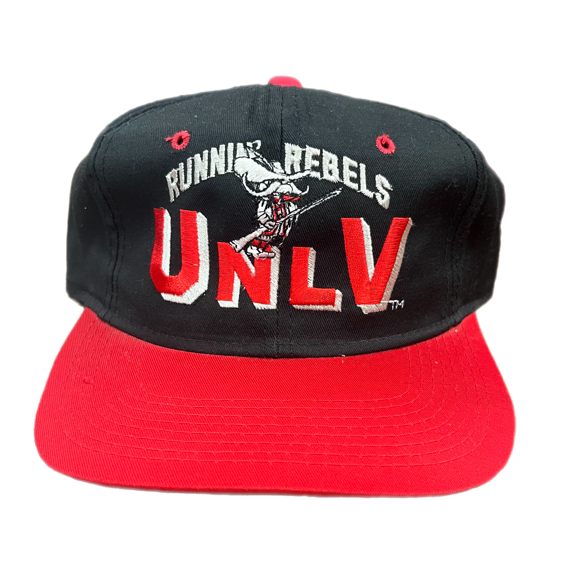 Vintage University Of Nevada, Las Vegas UNLV Runnin Rebels Twill Snapback  Hat