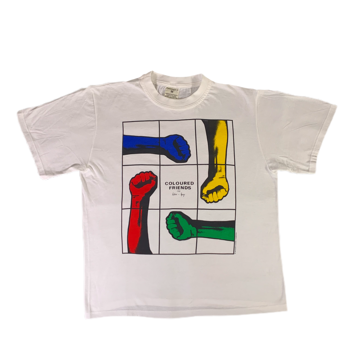 Vintage Gilbert &amp; George &quot;Coloured Friends&quot; T-Shirt