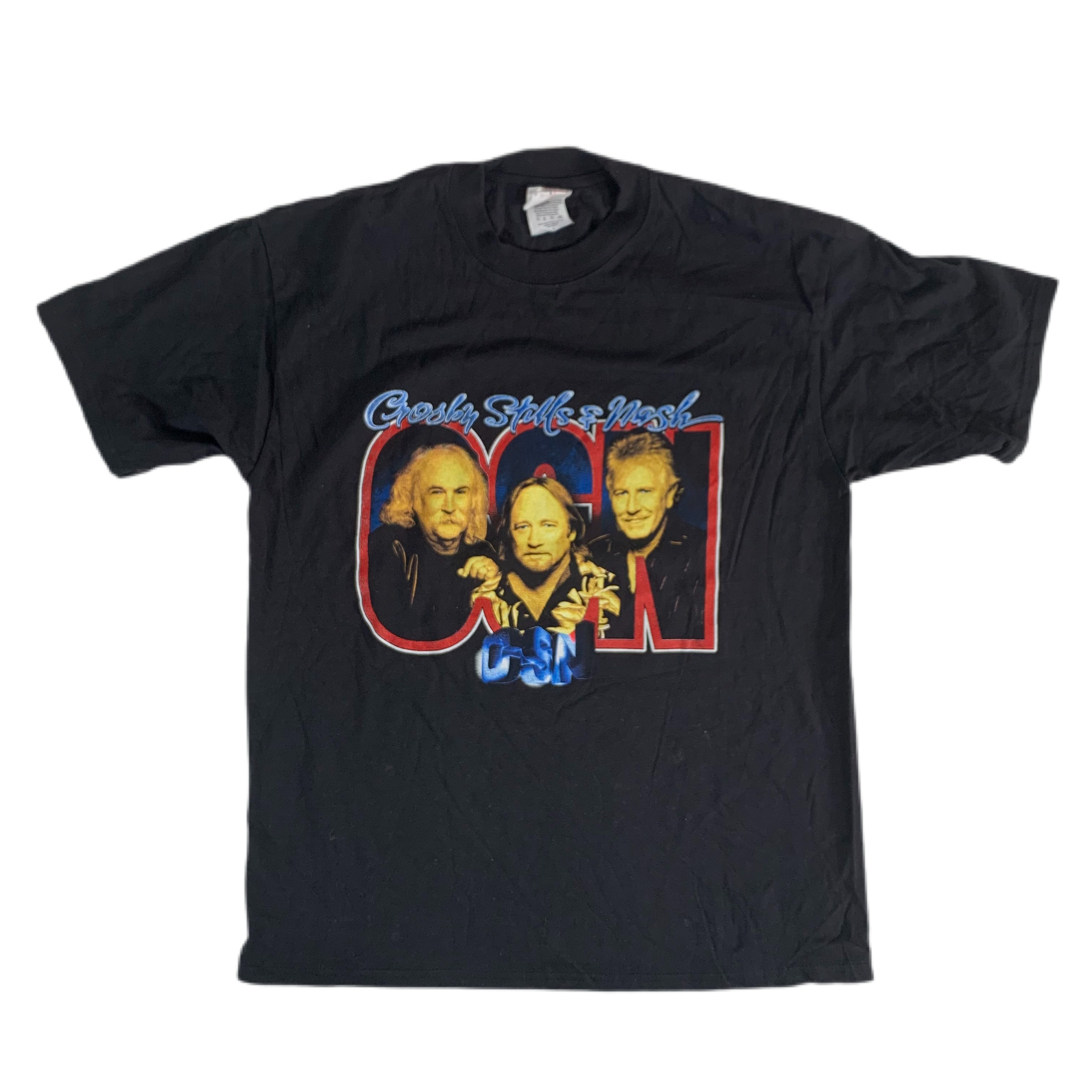 Vintage 89’ Crosby, Stills and Nash Live it up space parody rock T-shirt outlet size XL