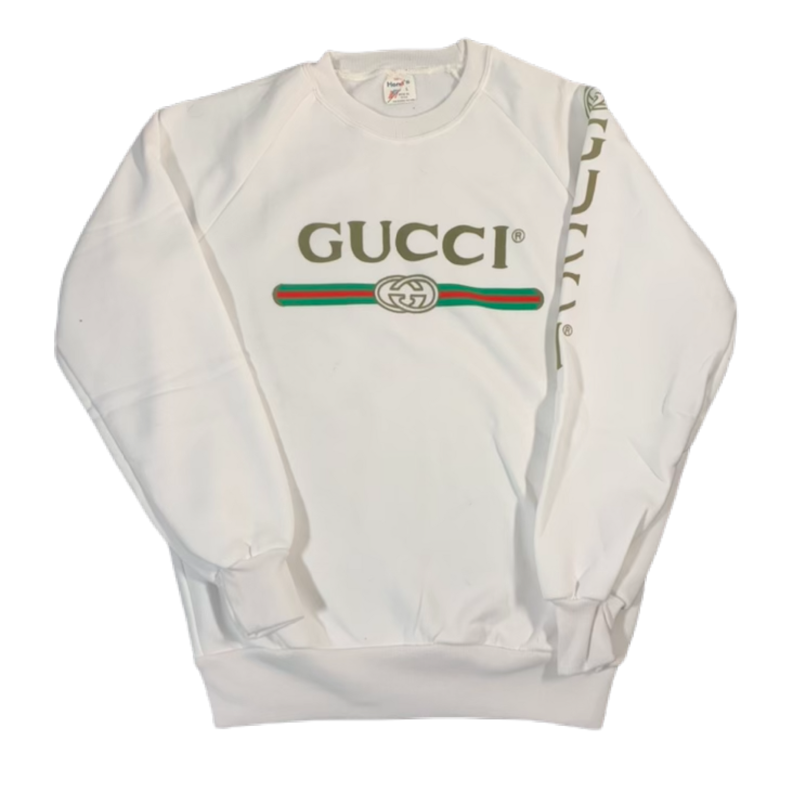 Vintage Gucci "Logo" Raglan Sweatshirt - jointcustodydc