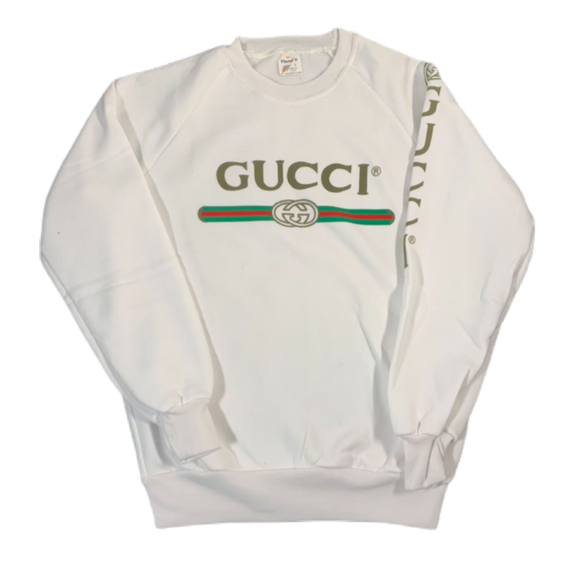 Vintage Gucci "Logo" Raglan Sweatshirt - jointcustodydc