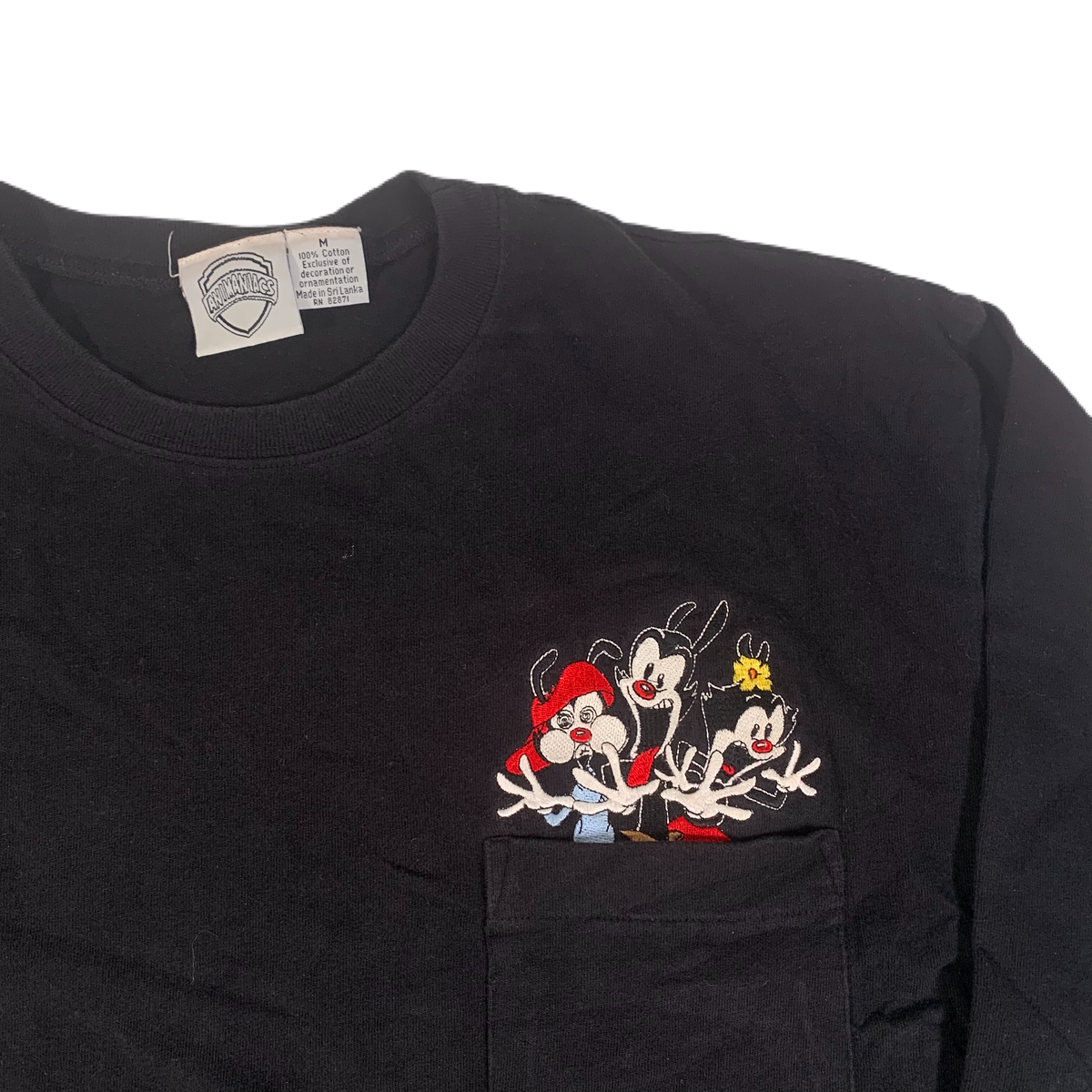 Vintage Animaniacs &quot;Embroidered&quot; Long Sleeve Shirt