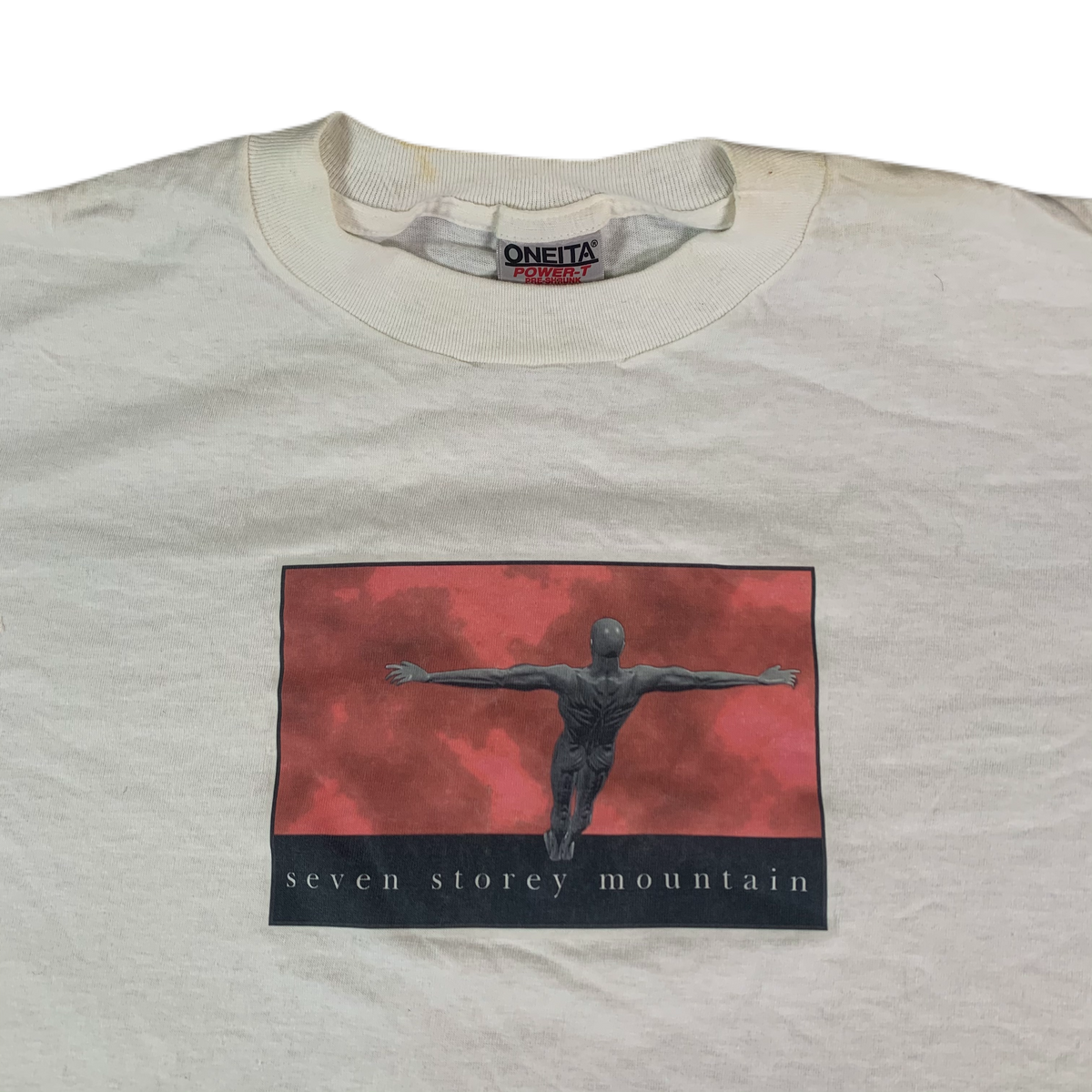 Vintage Seven Storey Mountain &quot;Art Monk Construction&quot; T-Shirt