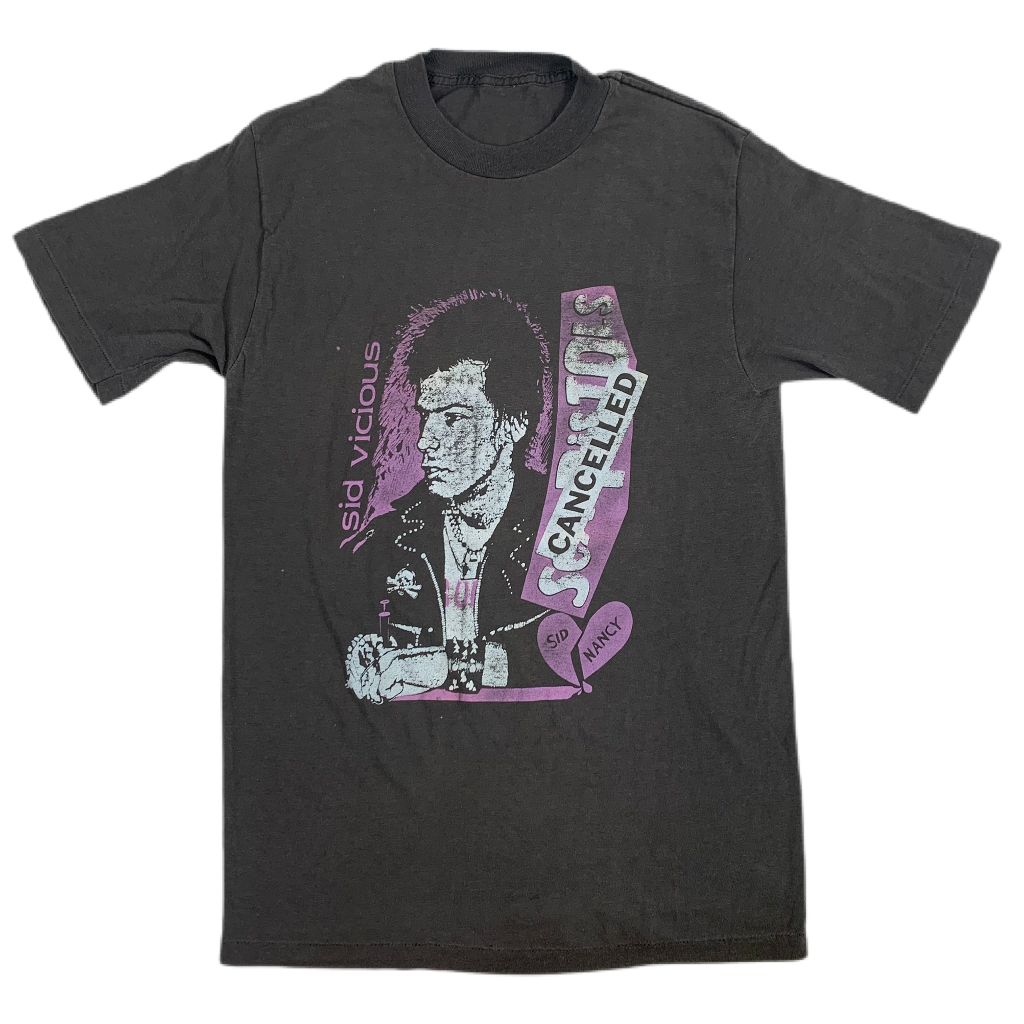 ミュージシャン Sex Pistols 1979 US promotion T shirt Vintage Sid Vicious