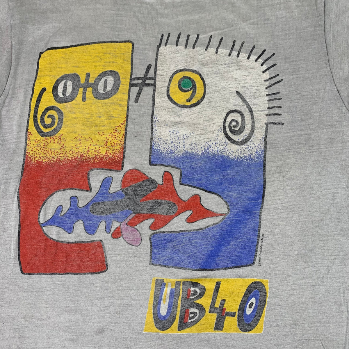 Vintage UB40 &quot;Rat In The Kitchen&quot; T-Shirt