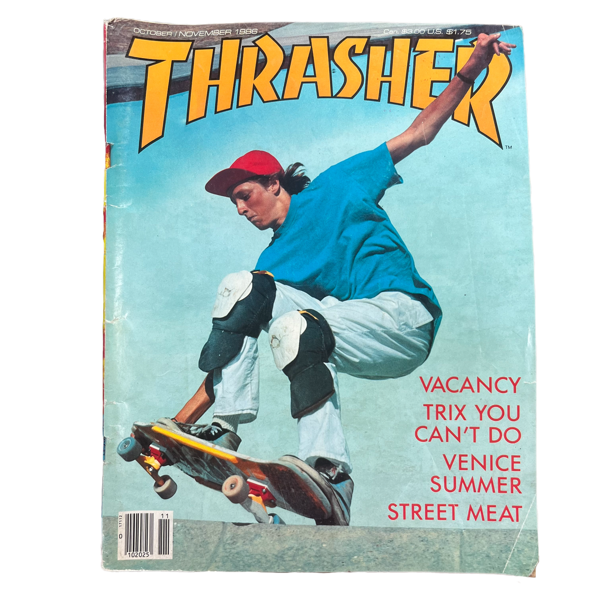 Vintage Thrasher Magazine &quot;Tony Hawk&quot; Volume 6 #10