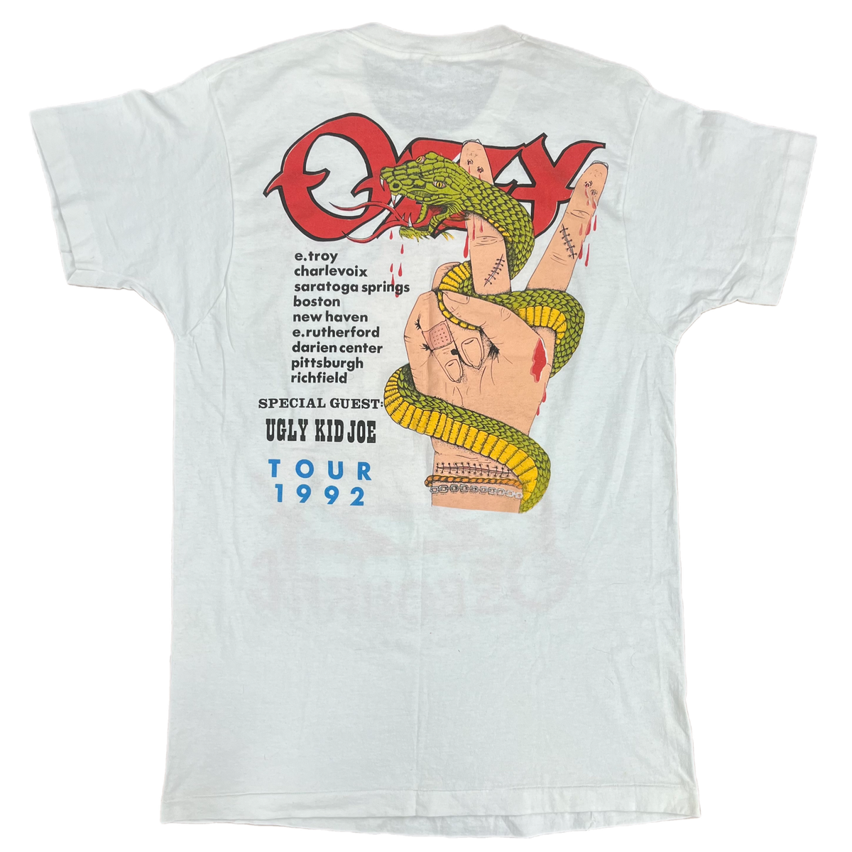 Vintage Ozzy Osbourne Ugly Kid Joe &quot;No More Tears&quot; Tour T-Shirt