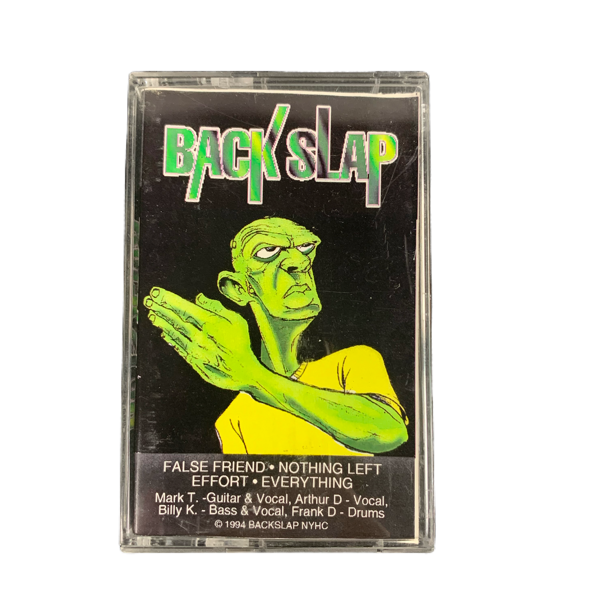 Vintage Backslap “NYHC” 1994 Demo Tape - jointcustodydc