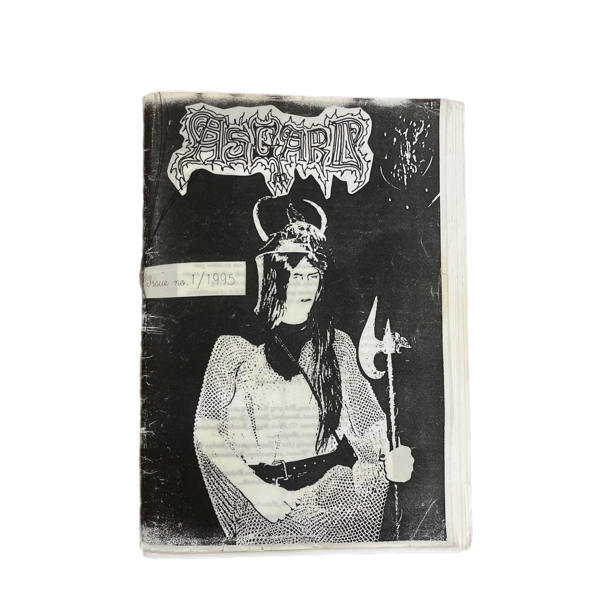 Vintage Asgard &quot;Issue #1&quot; Black Metal Fanzine Mortiis Cover