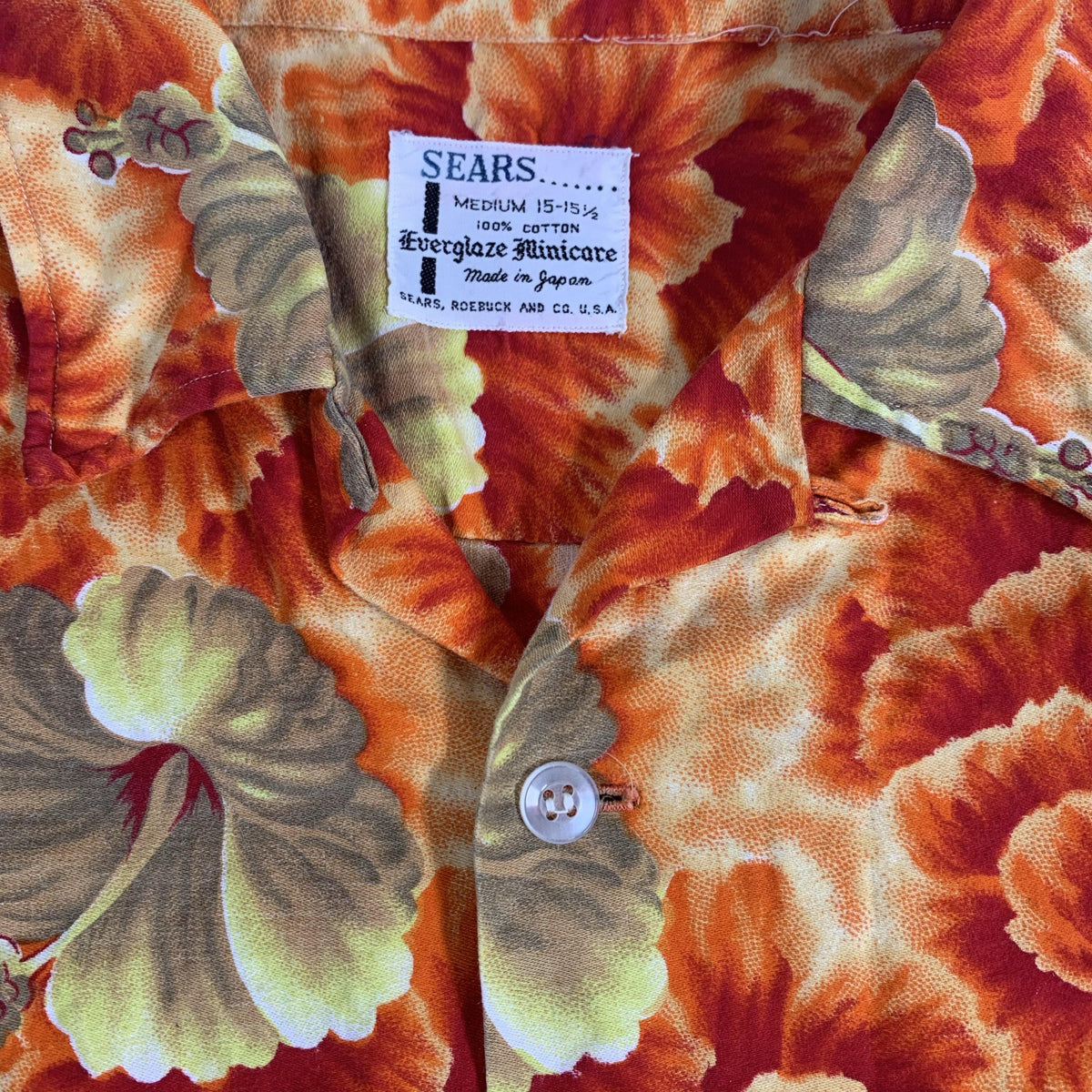 Vintage Sears Loop Collar “Hawaiian” Shirt - jointcustodydc