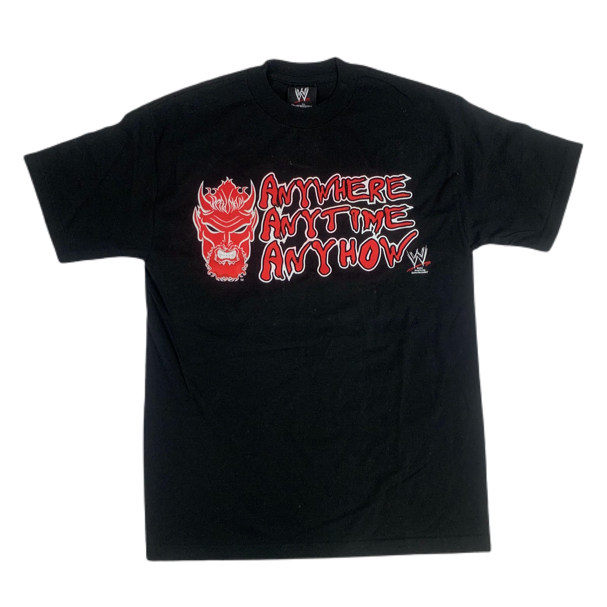 Vintage The Undertaker WWE &quot;Anywhere Anytime Anyhow&quot; T-Shirt