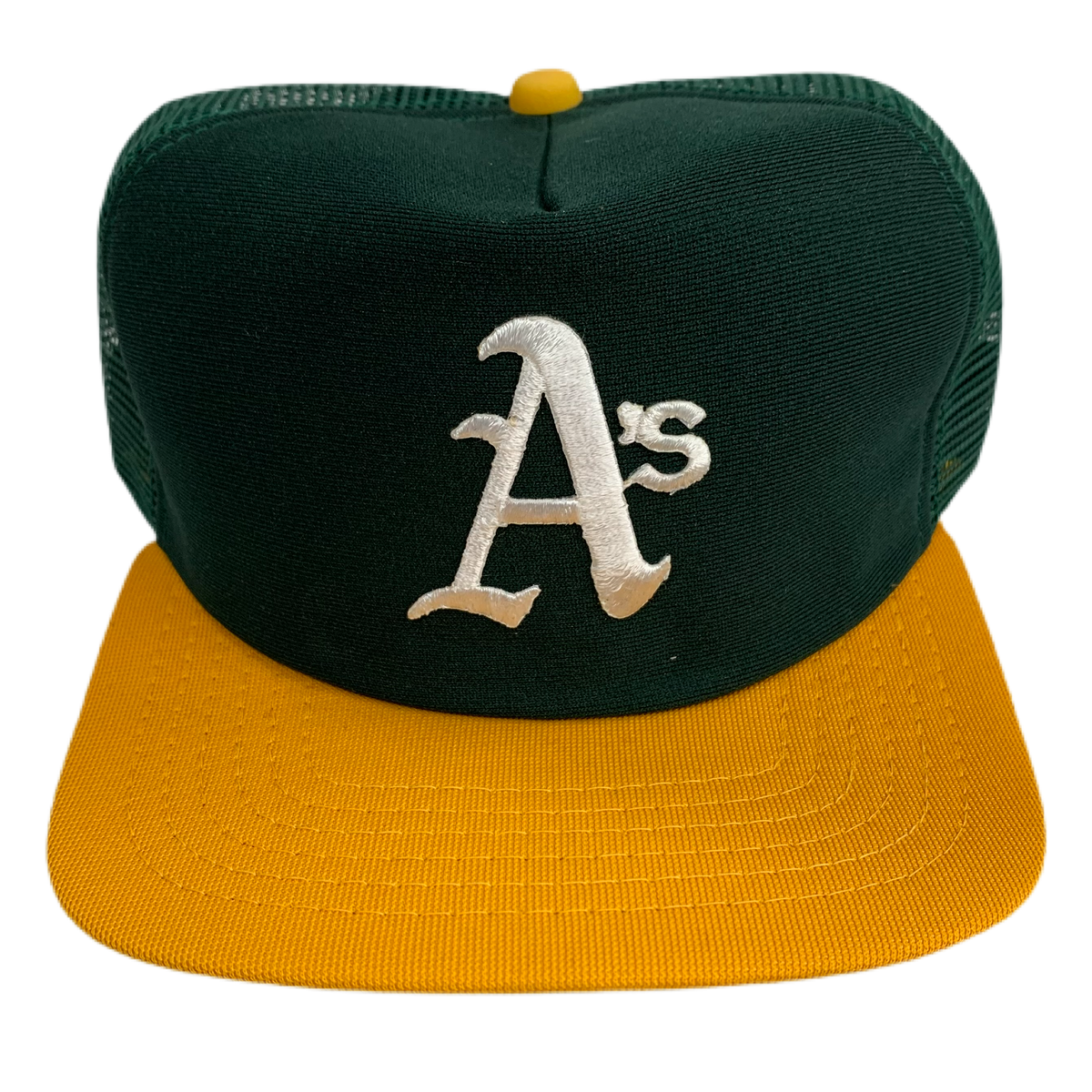 Vintage Oakland A&#39;s &quot;New Era&quot; Medium-Large Trucker Snapback Hat