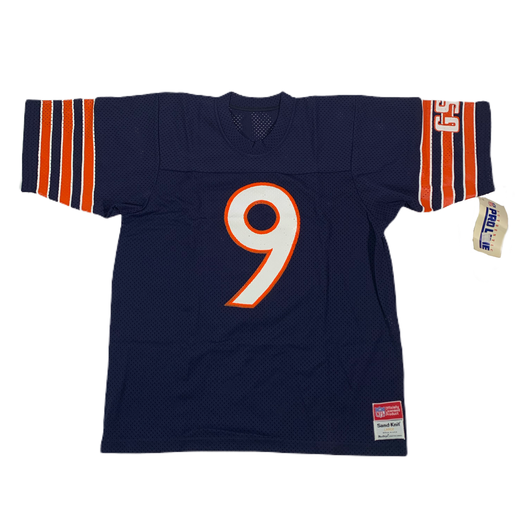 Vintage Sand Knit "Jim Mcmahon" Chicago Bears Football Jersey - jointcustodydc