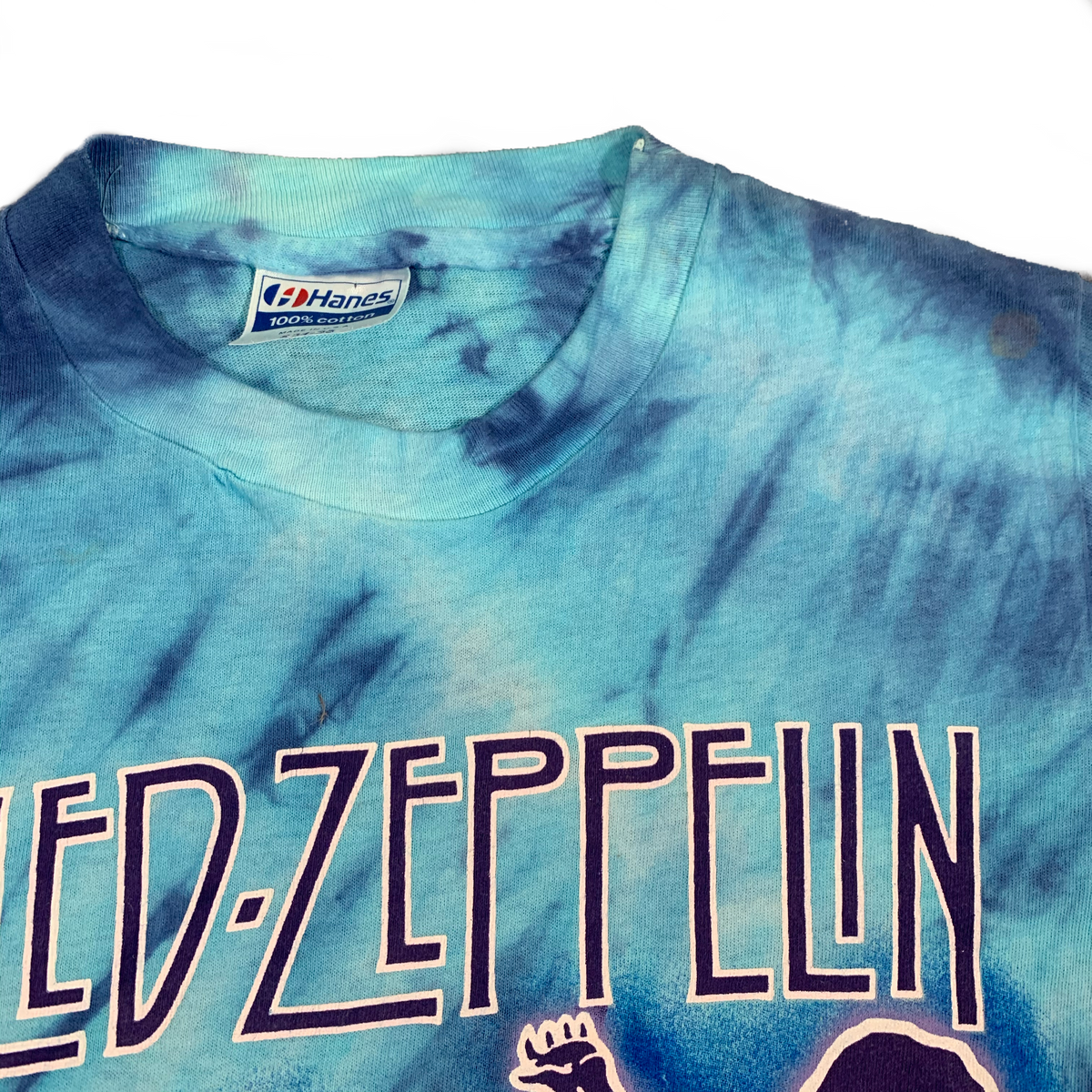 Vintage Led Zeppelin &quot;Tie-Dyed&quot; 1984 T-Shirt - jointcustodydc